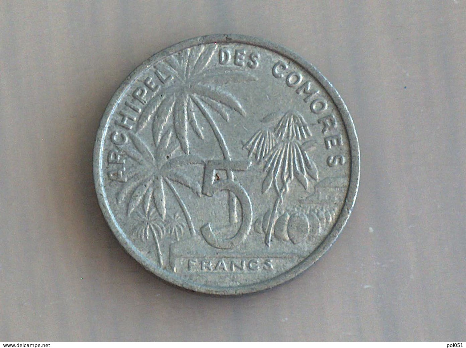 Archipel Des Comores 5 Francs 1964 - Comoros