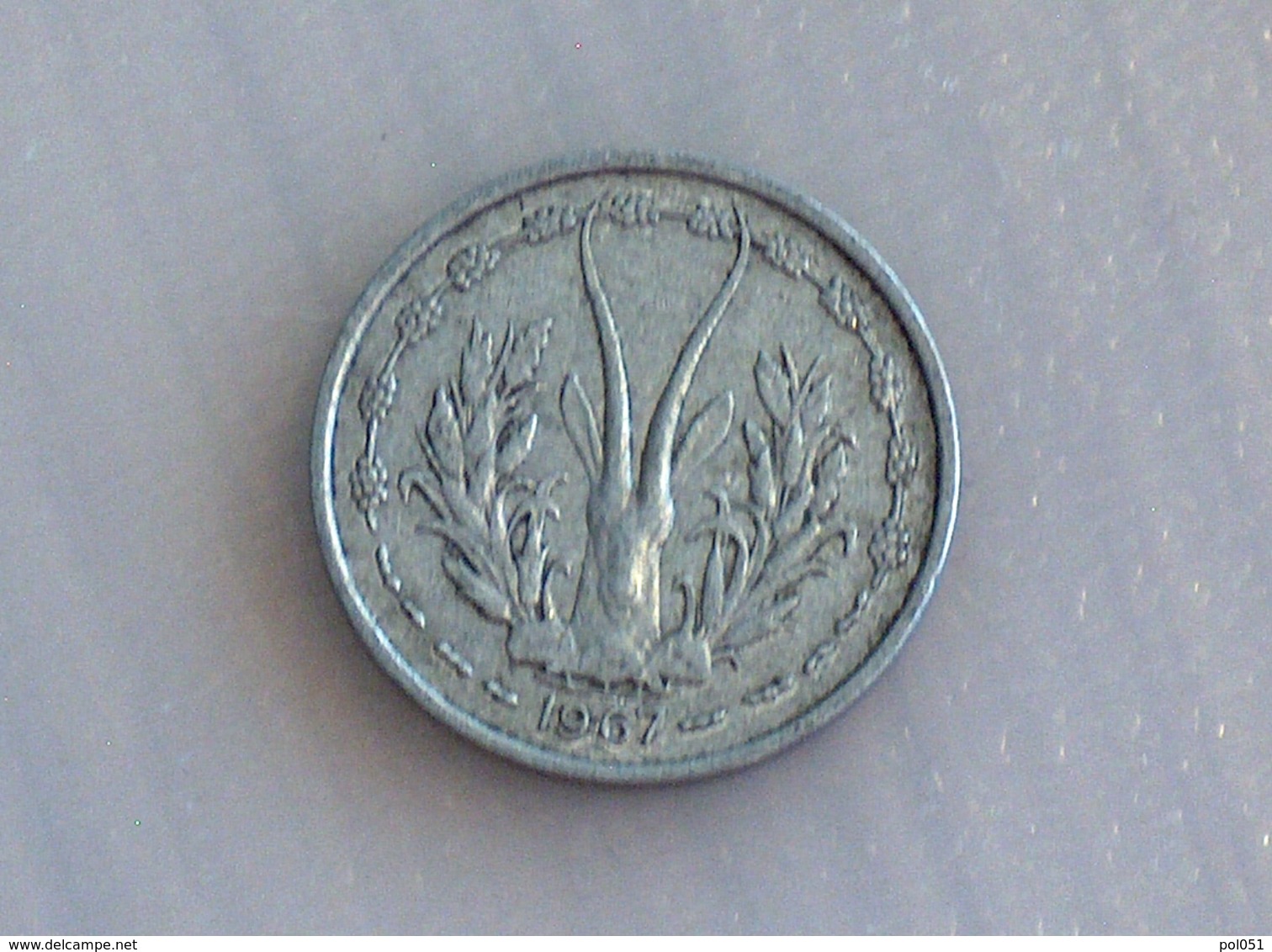 Banque Centrale Des Etats De L Afrique De L Ouest 1 Franc 1967 - Altri – Africa