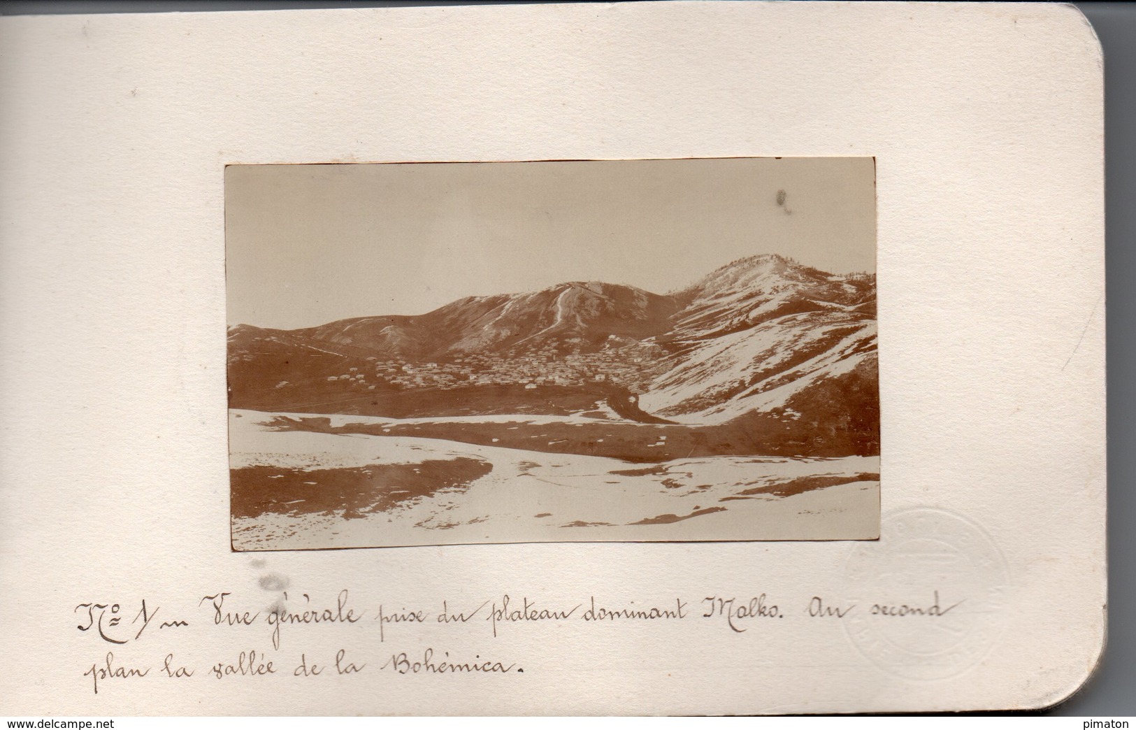 Carnet De Photos De 28 Pages LIVADI ( Massif Du Gandac Bivouac D'hiver Du 5 /9 1916 Au 27/3 1917 ) - Guerre, Militaire