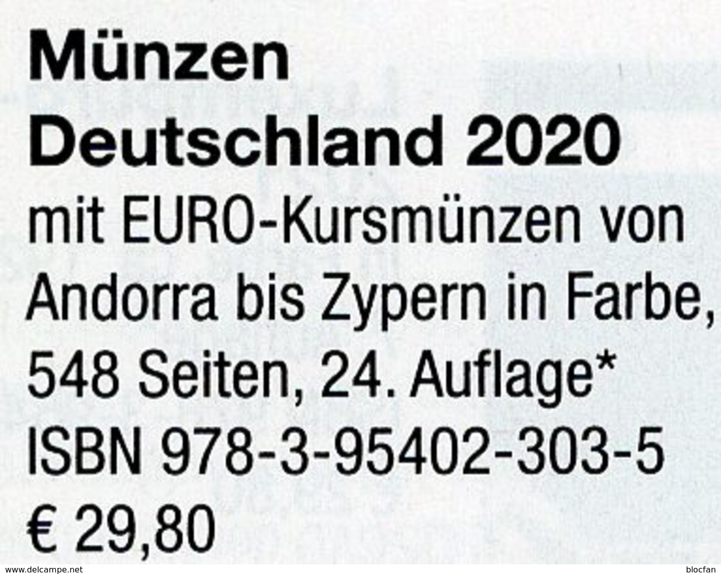 Deutschland+EURO MICHEL Münzen 2020 Neu 30€ Ab 1871 DR 3.Reich BRD DDR Numismatik Coins Catalogue 978-3-95402-303-5 - Verzamelingen