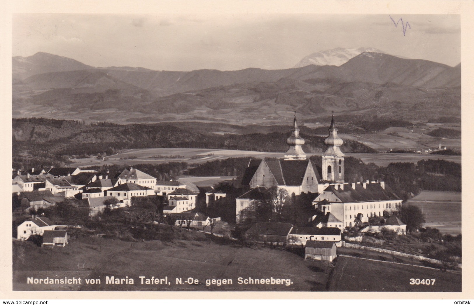 Maria Taferl * Wallfahrtsort, Kirche, Teilansicht * Österreich * AK1195 - Maria Taferl