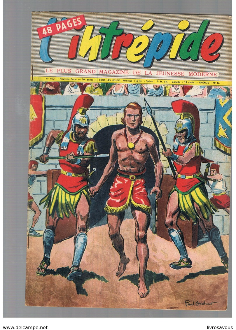 L'intrépide Le Plus Grand Magazine De La Jeunesse Moderne N°402 De 1957 - L'Intrépide