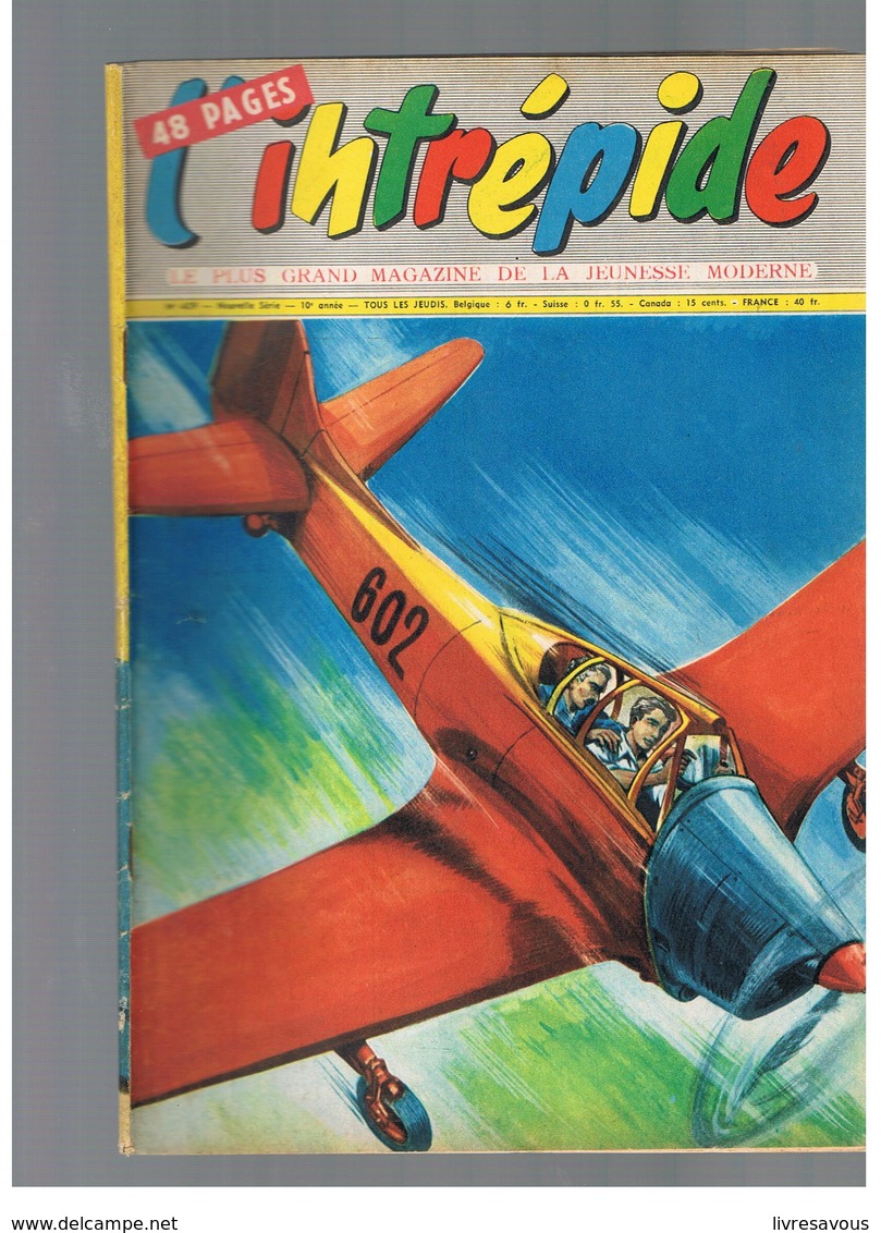L'intrépide Le Plus Grand Magazine De La Jeunesse Moderne N°409 De 1957 - L'Intrépide
