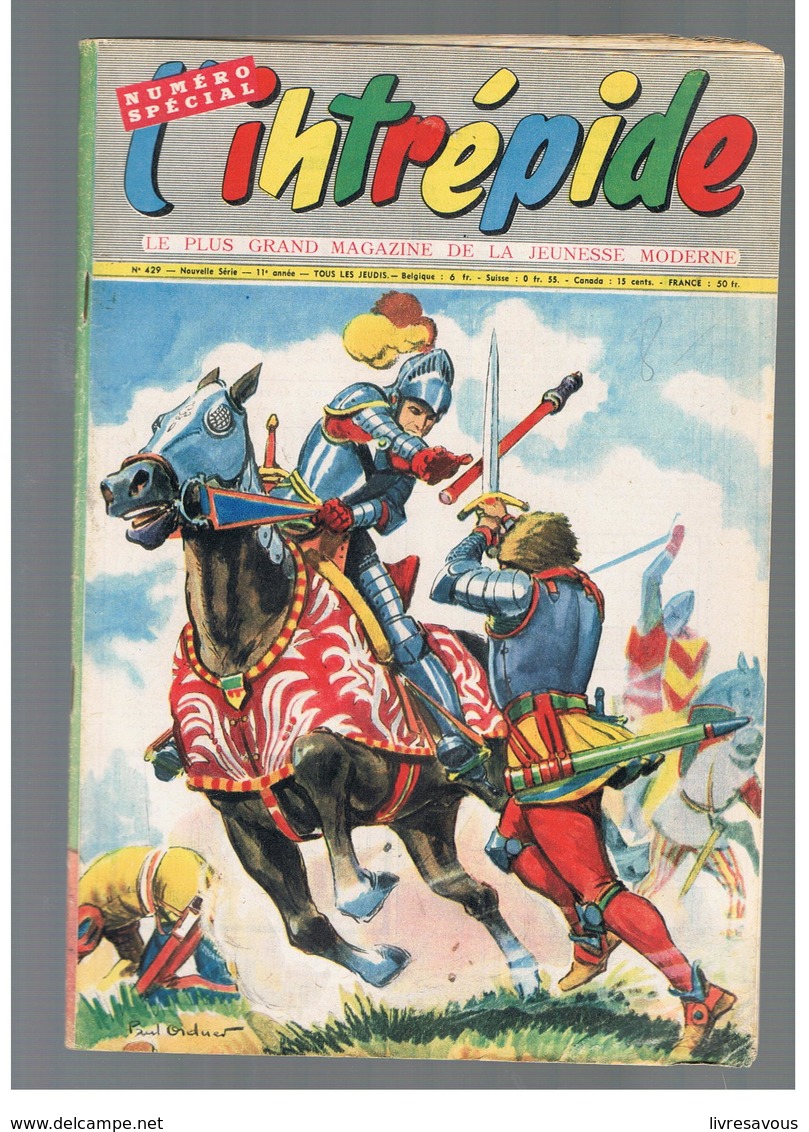 L'intrépide Le Plus Grand Magazine De La Jeunesse Moderne N°429 De 1958 - L'Intrépide