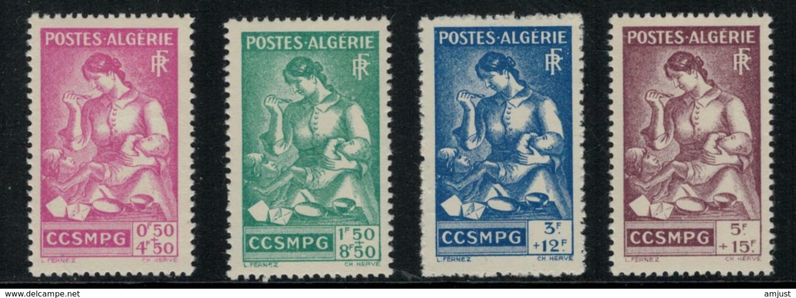 Algérie // 1940-1949  // 1944 // Série Du Général Catroux  Neufs ** MNH (sans Charnières) No.205-208 Y&T - Neufs