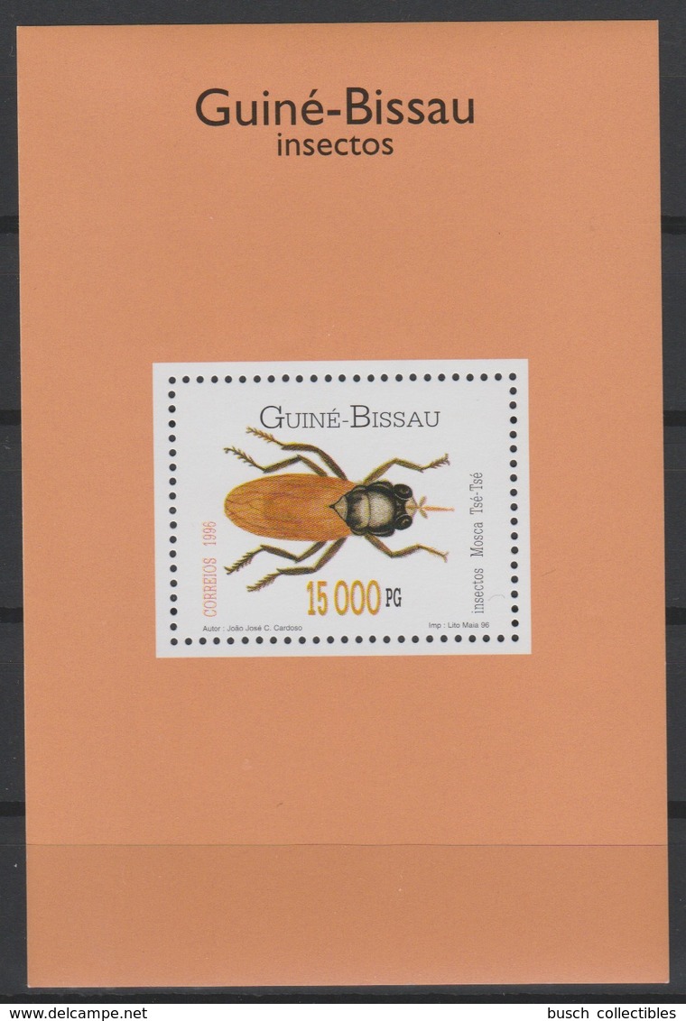 Guiné-Bissau Guinea Guinée Bissau 1996 Mi. Bl. 298 Insectos Insects Insectes Insekten Set Of 4 Stamps MNH ** - Other & Unclassified