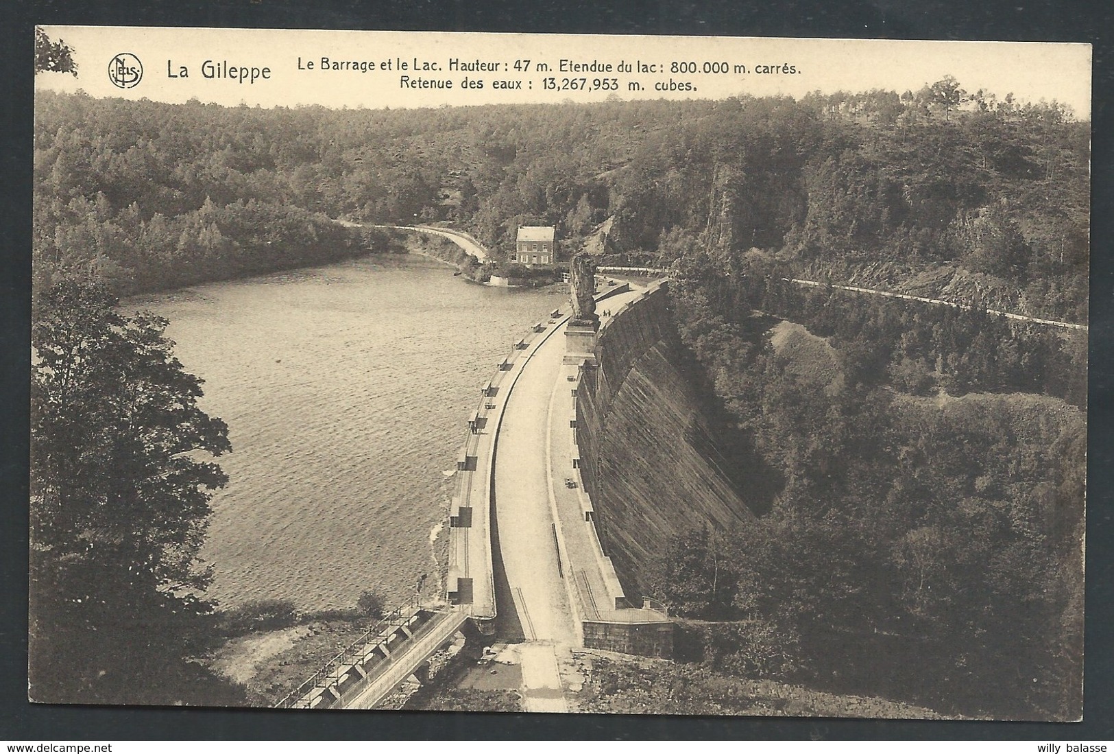 +++ CPA - LA GILEPPE - Le Barrage Et Le Lac - Nels   // - Gileppe (Barrage)