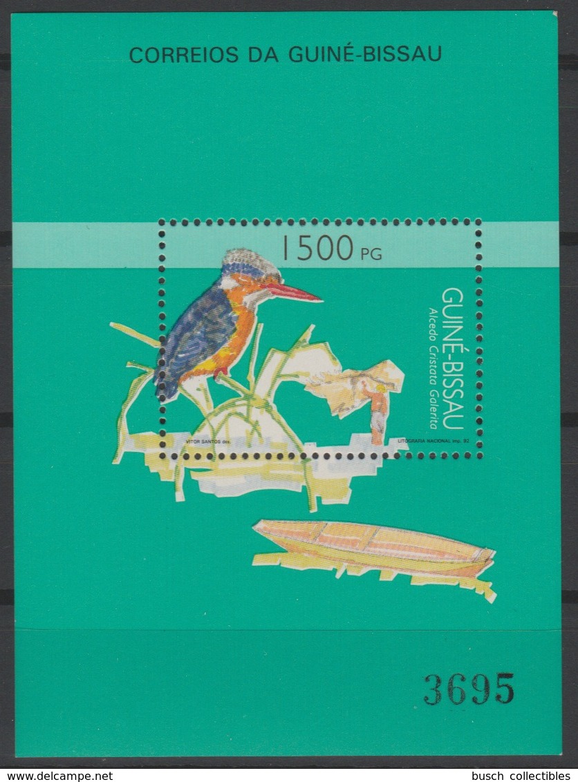 Guiné-Bissau Guinea Guinée Bissau 1992 Mi. Bl. 289 Oiseau Bird Vogel Ave Faune Fauna - Sonstige & Ohne Zuordnung
