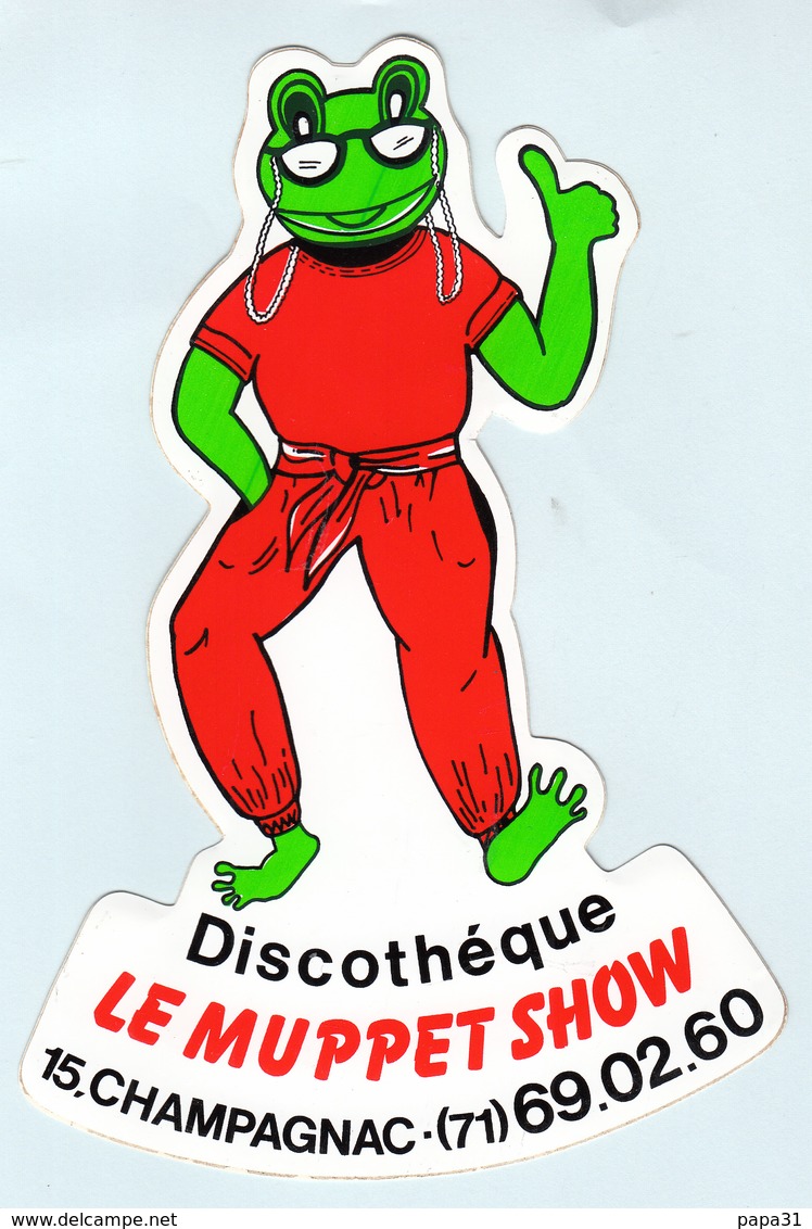 Autocollant    Discothèque LE MUPPET SHOW - Adesivi