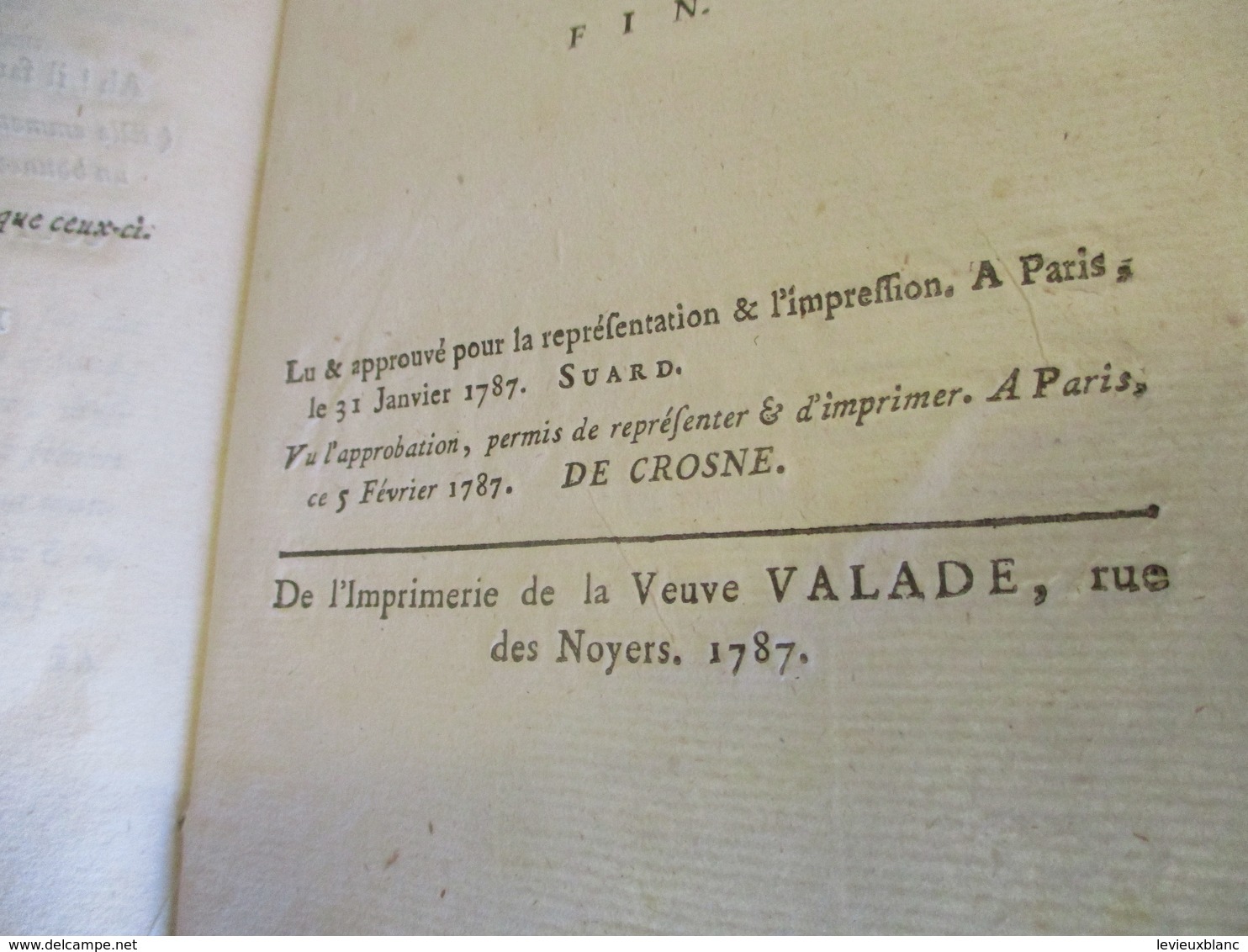 Fascicule Théâtre/"Le Comte d'ALBERT & sa suite"/Drame puis Opéra-comique/SEDAINE/GRETRY/1787                      FAT20