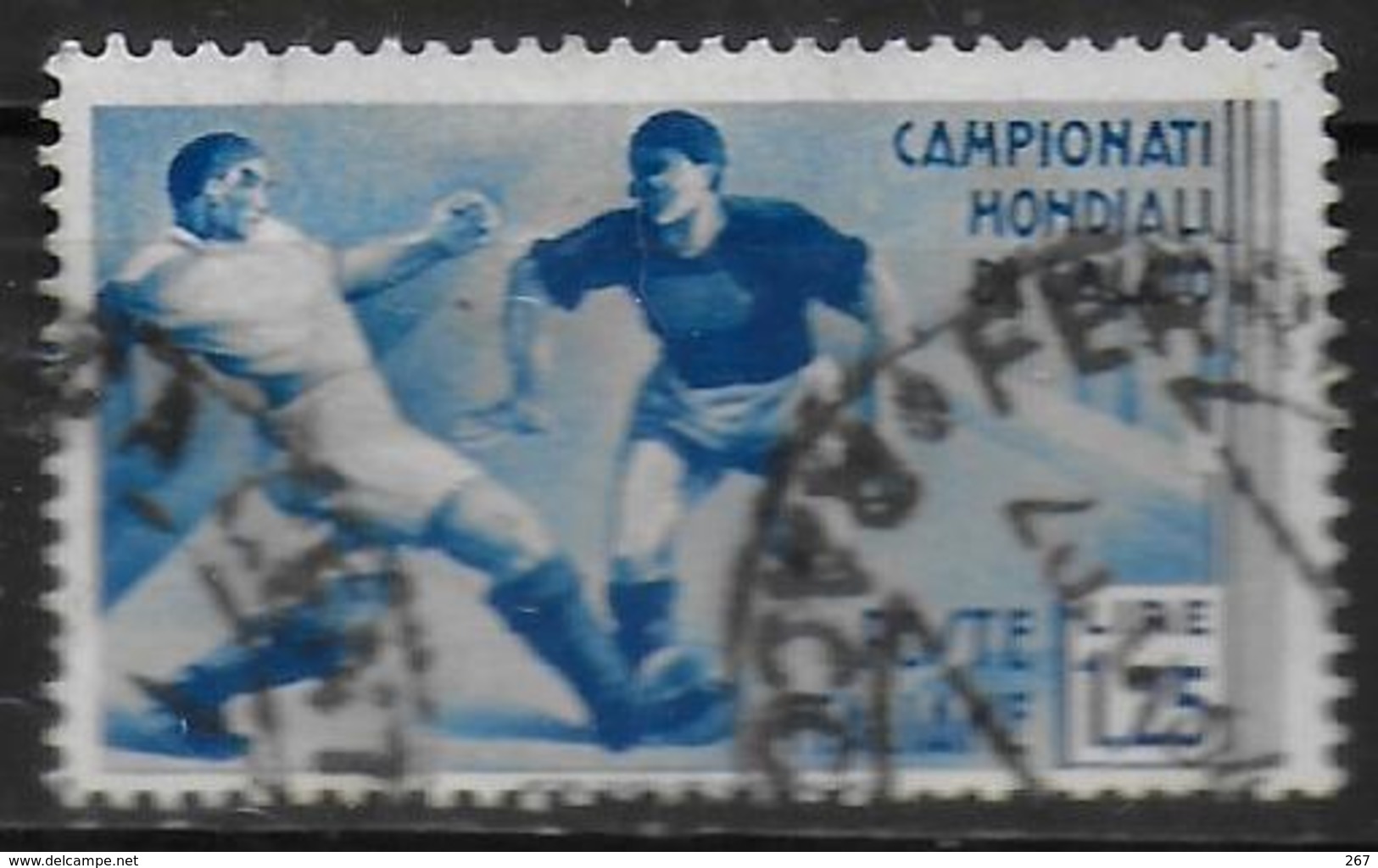 ITALIE   N° 342   Oblitere    Cup  1934  Fussball  Soccer   Football - 1934 – Italie