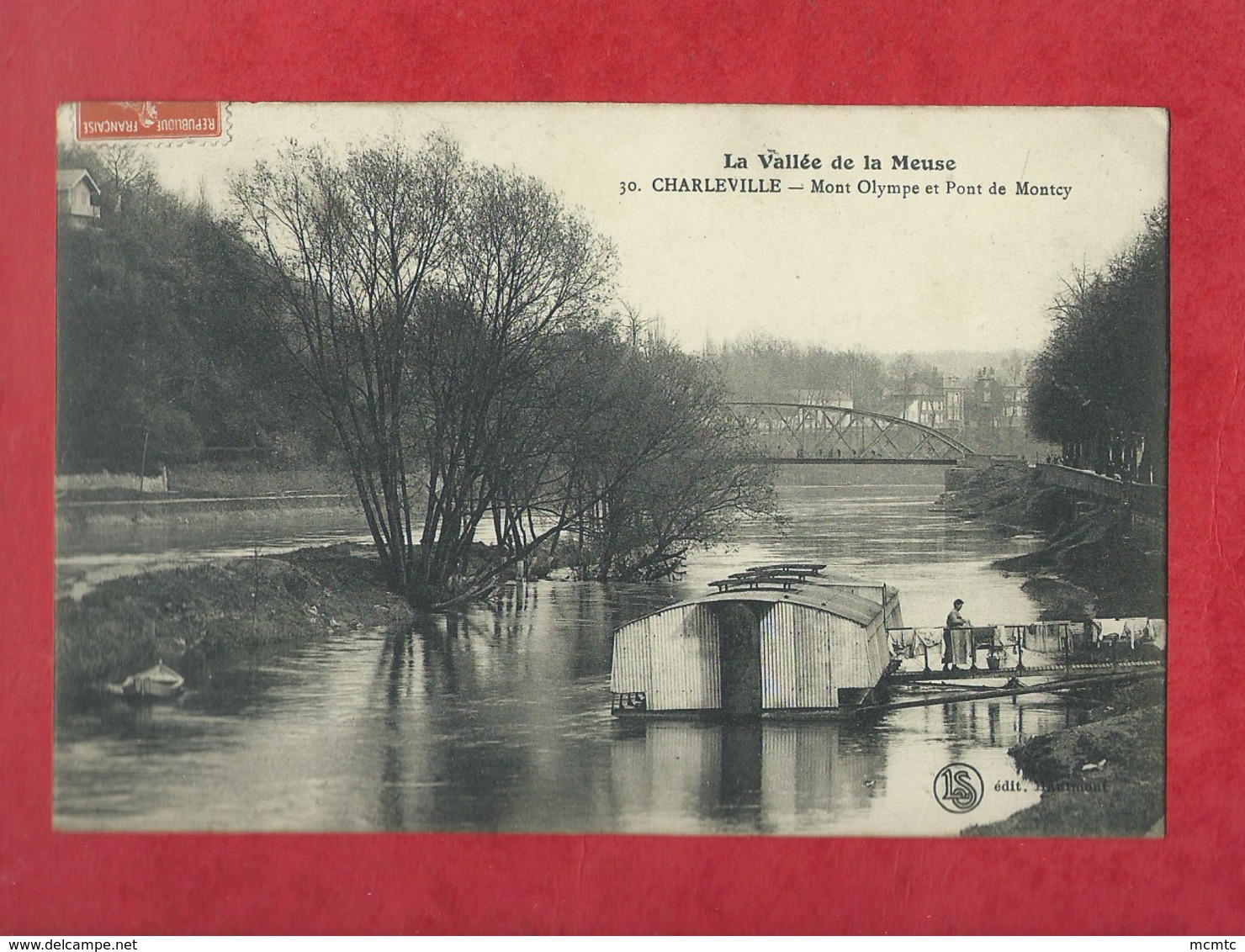 CPA   - La Vallée De La Meuse  -  Charleville  - Mont Olympe Et Pont De Montcy - Charleville