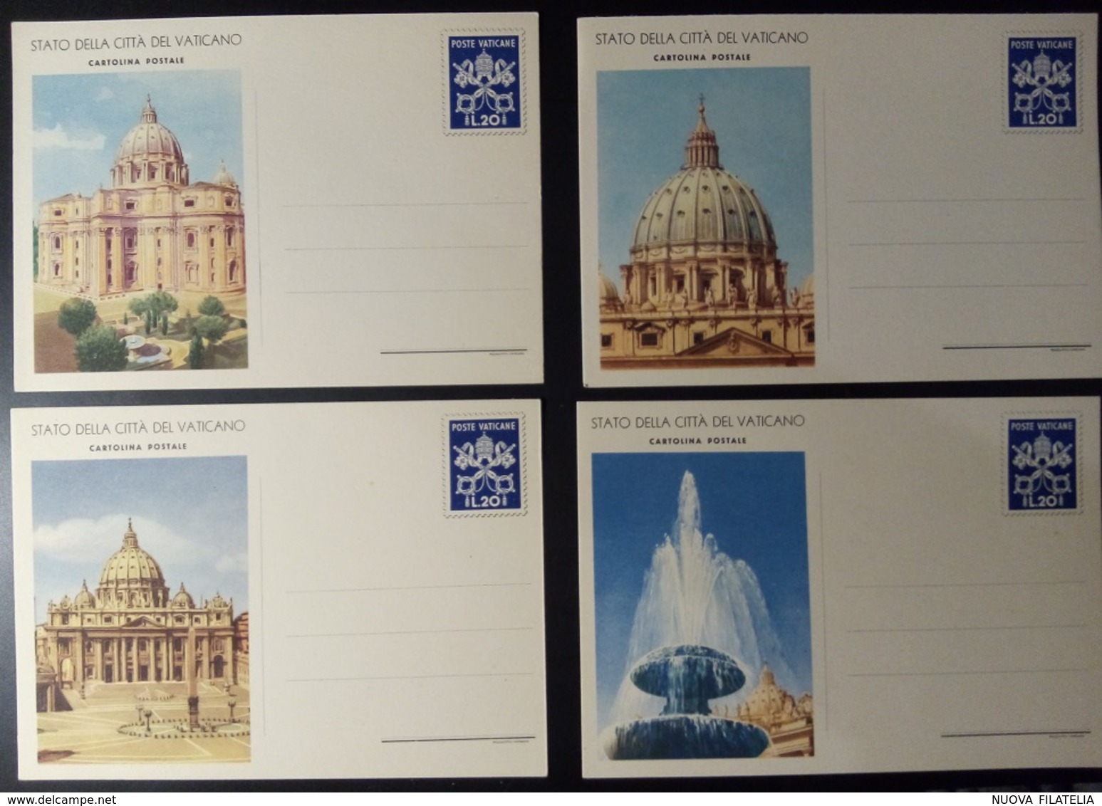 VATICANO 1953 CARTOLINE POSTALI - Interi Postali