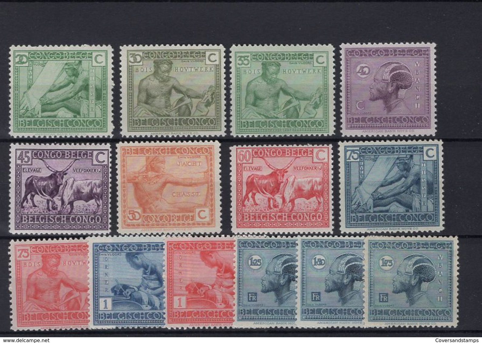 [HS1021] Belgisch Congo 118/31 - MNH - Unused Stamps