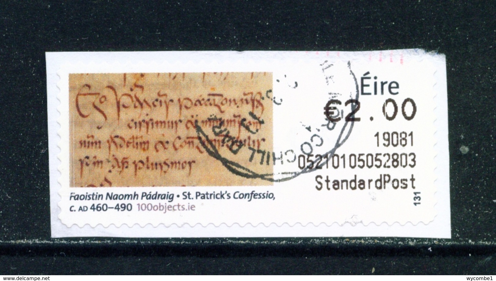 IRELAND  -  2018 St Patrick's Confession Post And Go SOAR CDS Used As Scan - Used Stamps