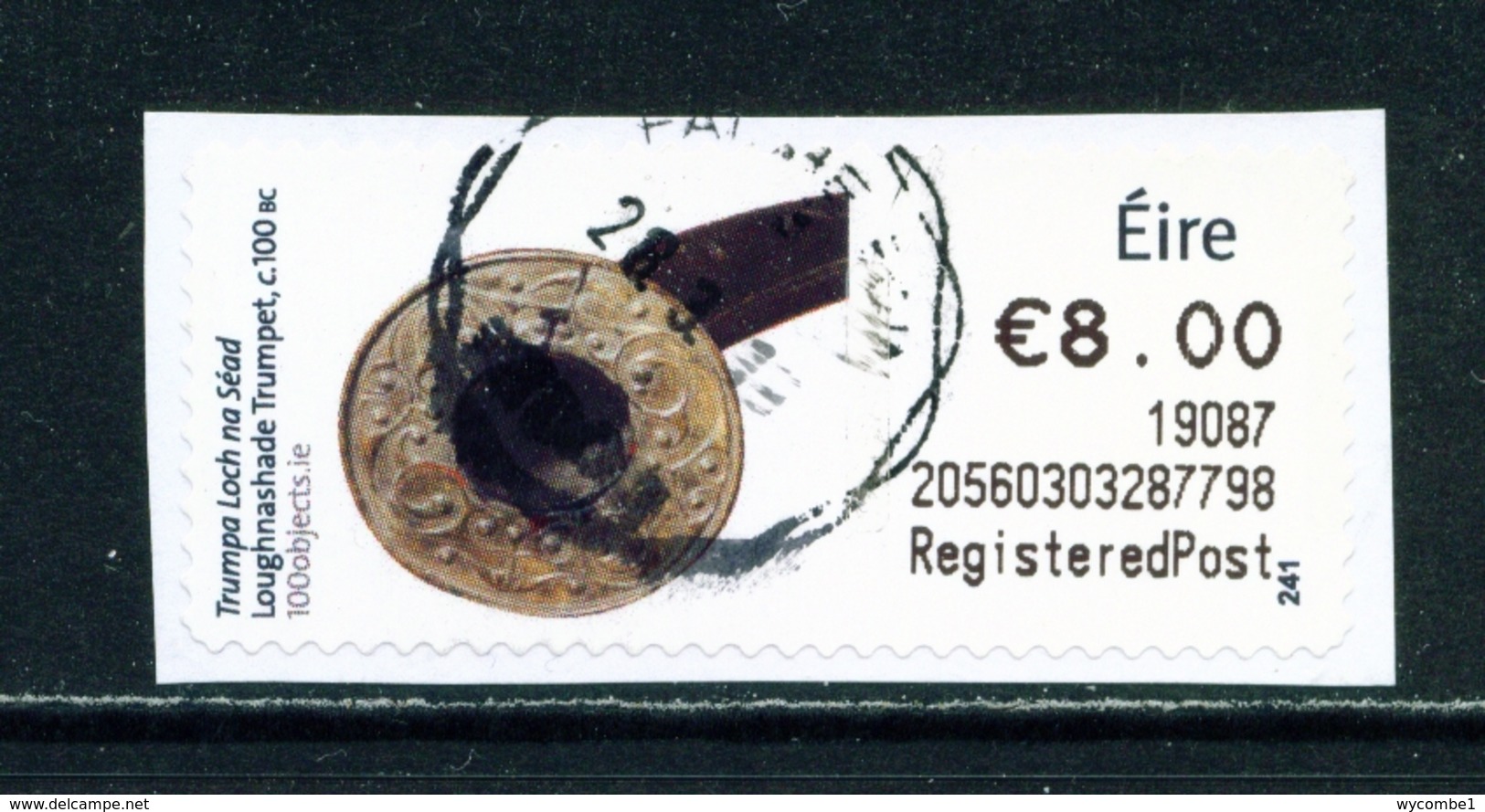 IRELAND  -  2018 Loughnashade Trumpet  Post And Go SOAR CDS Used As Scan - Used Stamps