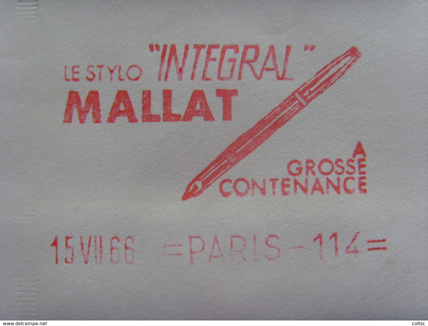 17775- EMA Ancienne (1966) De La Sté Mallat à Paris (Seine), Thème Stylo - Non Classés