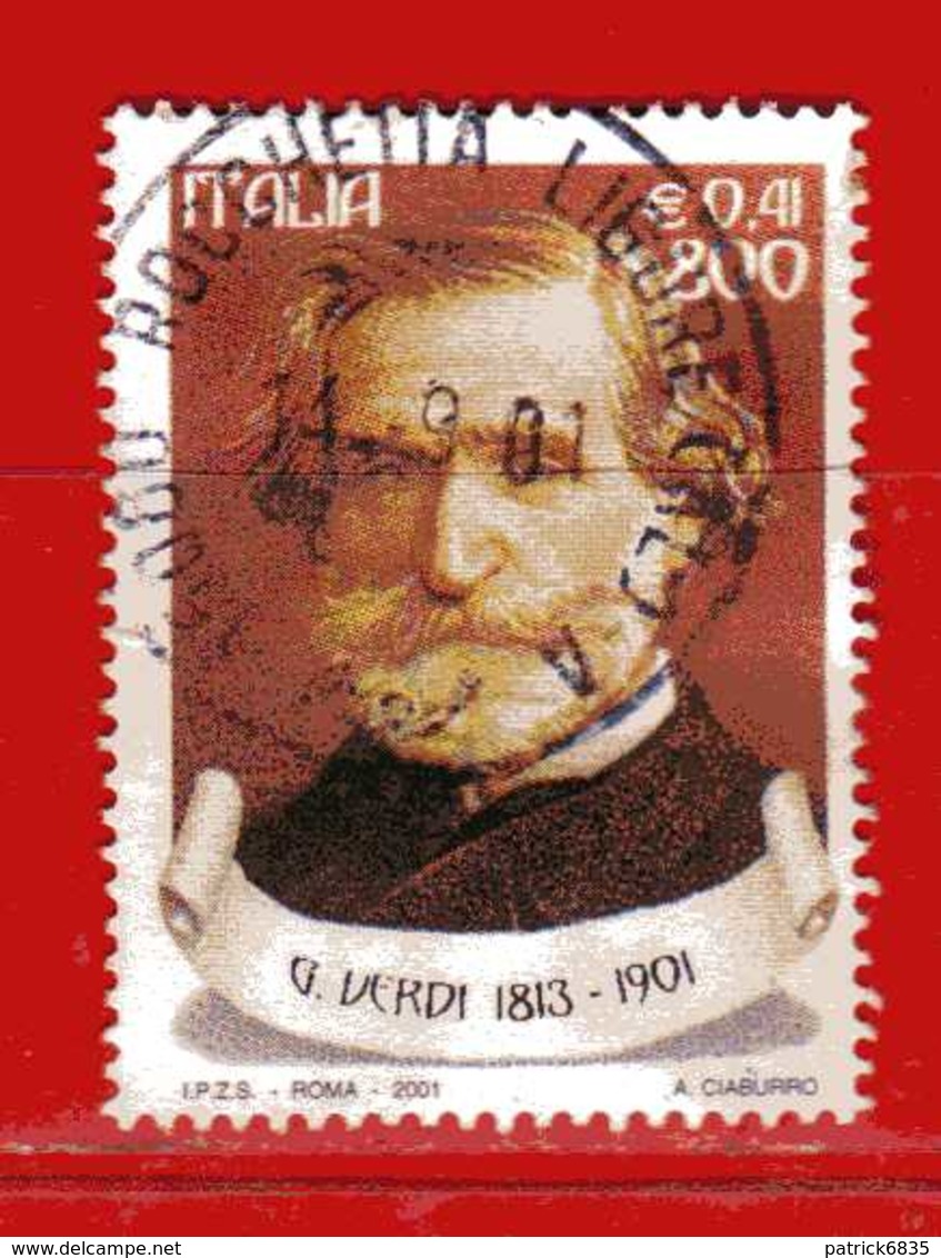 Italia °- Anno 2001 -  MELODRAMMA - VERDI. USATO. Unif 2559. - 2001-10: Usati