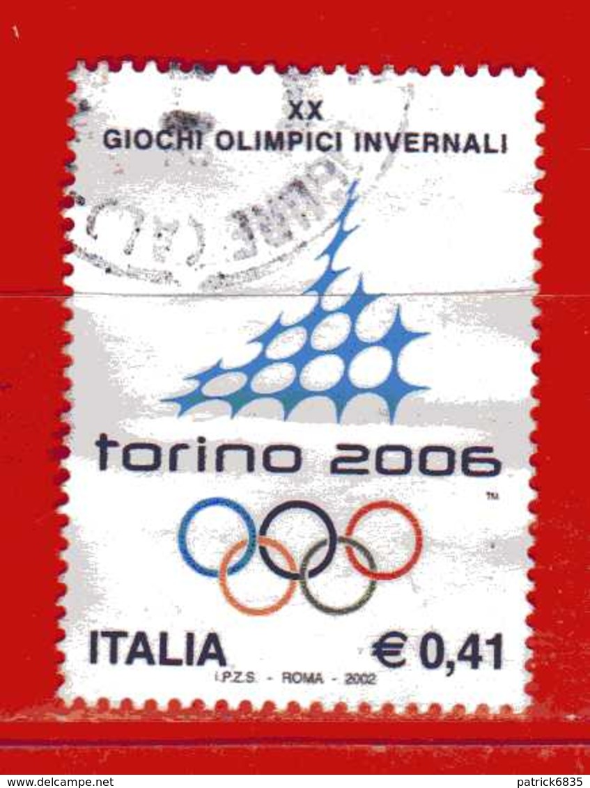 Italia °- Anno 2002 - GIOCHI OLIMPICI INVERNALI . USATO. Unif 2643. - 2001-10: Usati