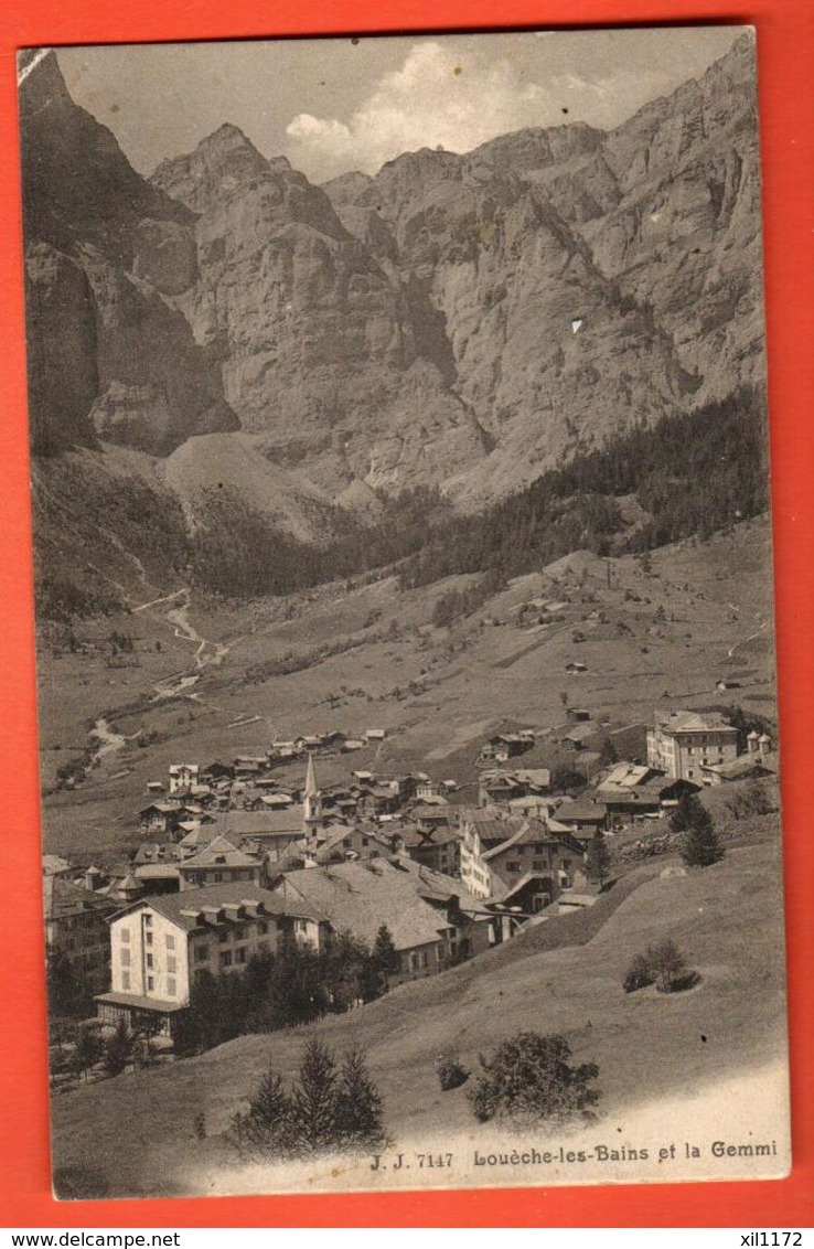 FPB-13 Leukerbad Loèche-les-Bains Louèche Et La Gemmi  Jullien 7147 Circulé 1908 - Loèche