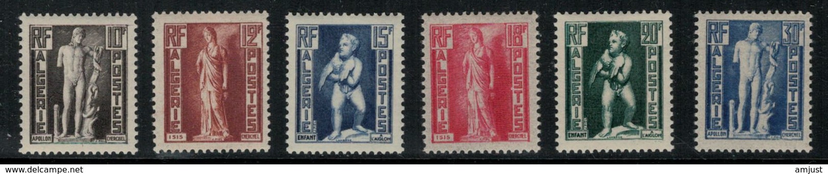 Algérie // 1950-1962  // 1952 //  Statues Neufs ** MNH (sans Charnières) No.288-293 Y&T - Unused Stamps