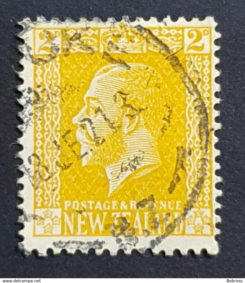 1916-1930 King George V, 2P, New Zealand, Nouvelle Zélande, Used - Used Stamps