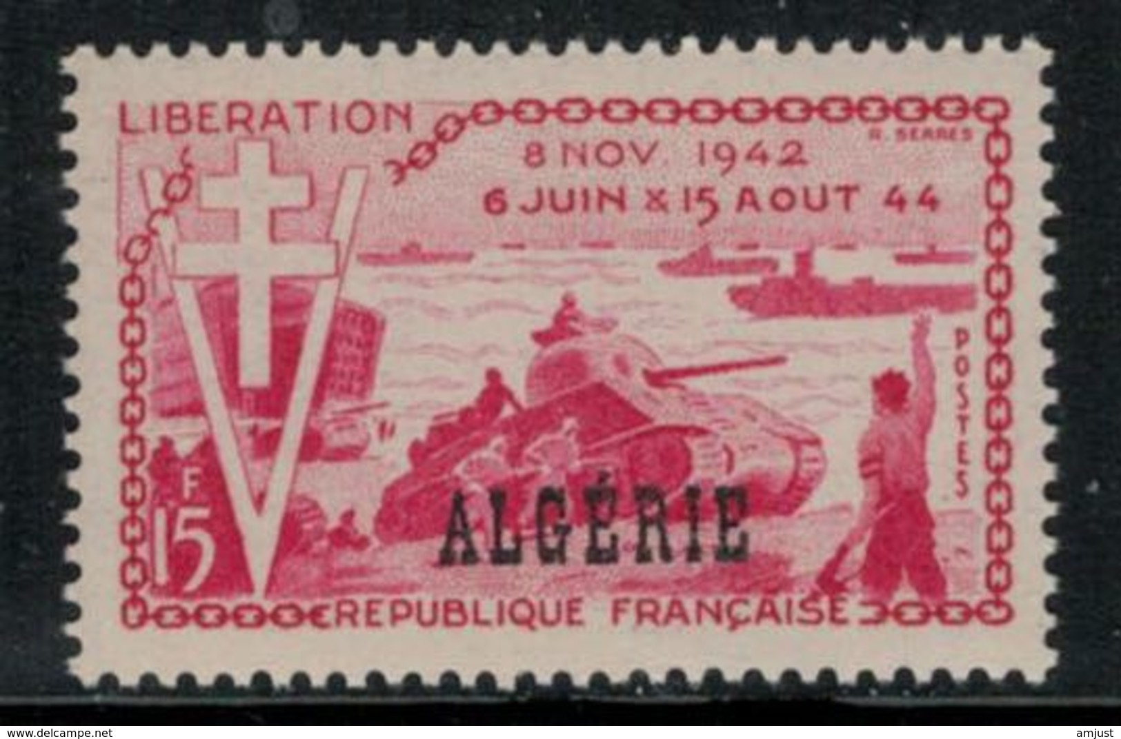 Algérie // 1950-1962  // 1954 //  10ème Anniversaire De La Libération Neufs ** MNH (sans Charnières) No.312 Y&T - Unused Stamps