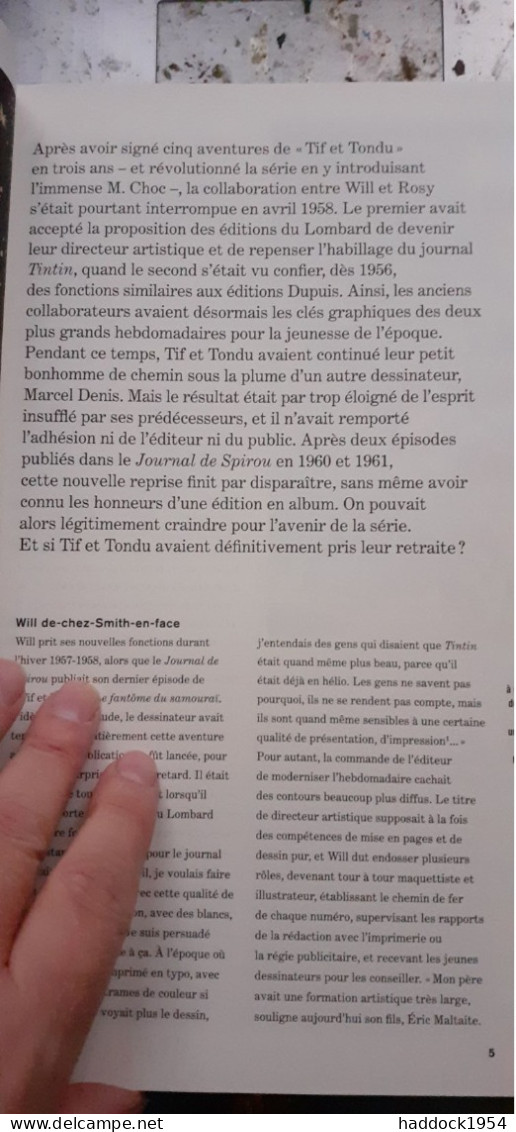 L'intégrale Tif Et Tondu 1964-1965 WILL ROSY  Dupuis 2020 - Tif Et Tondu