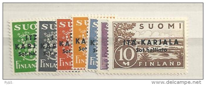 1941  MNH Ostkarelien, Postfris - Local Post Stamps