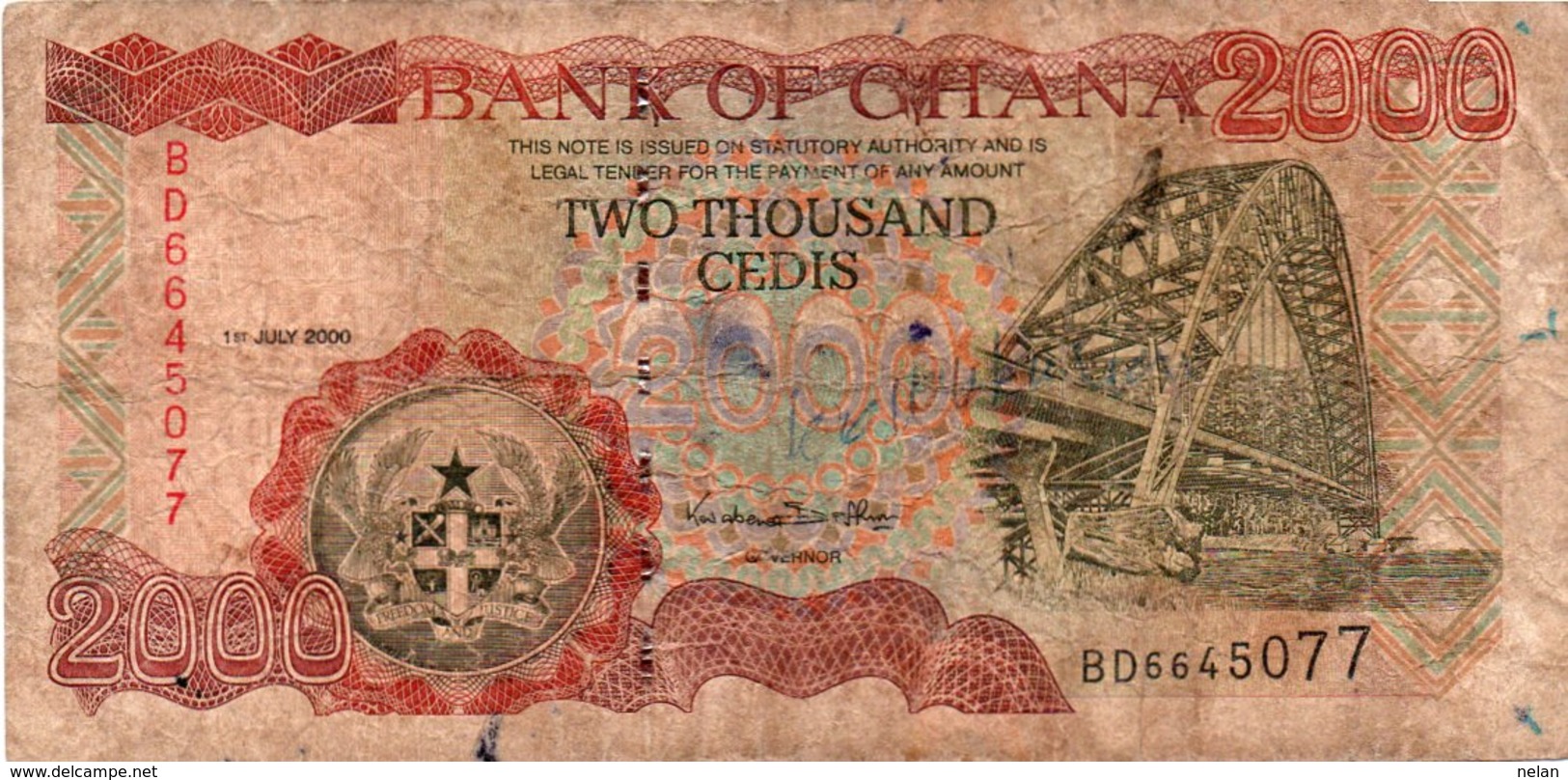 GHANA 2000 CEDIS 2000 P-33e CIRC - Ghana