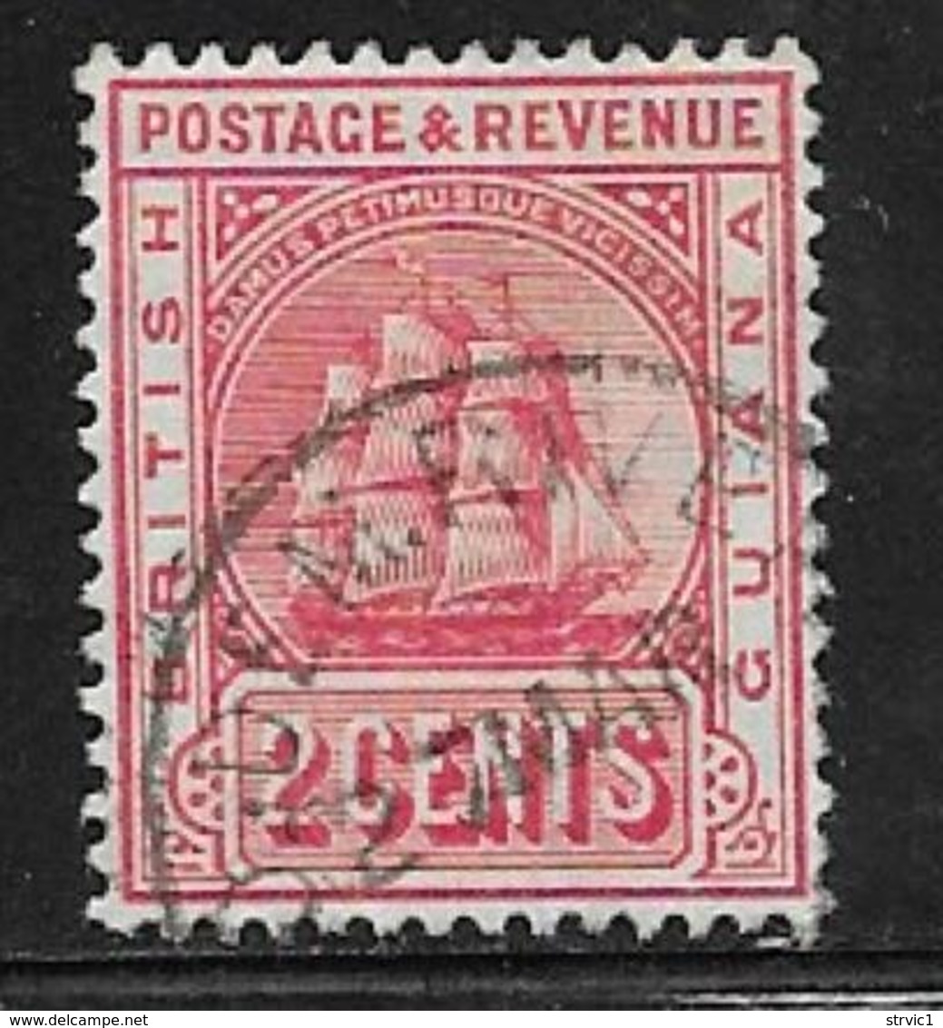 British Guiana Scott # 172b Used Ship, Type 2, 1907 - British Guiana (...-1966)