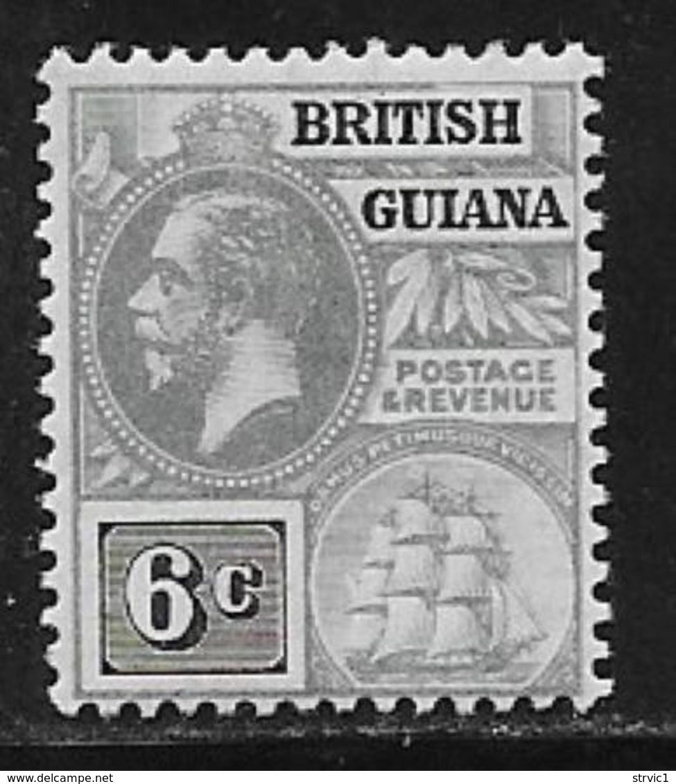 British Guiana Scott # 182 Mint Hinged George V, 1913 - British Guiana (...-1966)