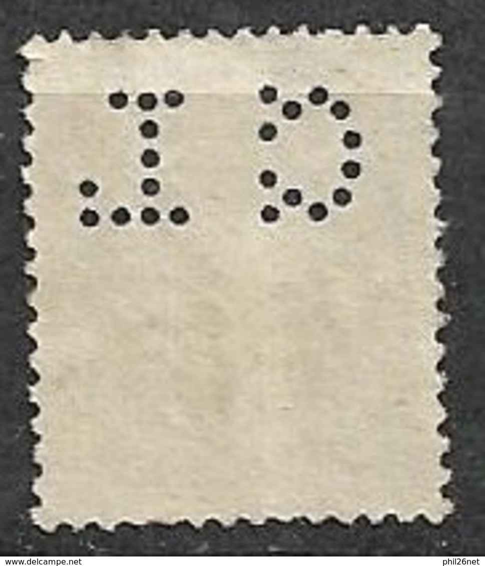 France N° 89    Oblitéré B/ TB  Perforé  CL  Type  2    B/TB      - Sonstige & Ohne Zuordnung