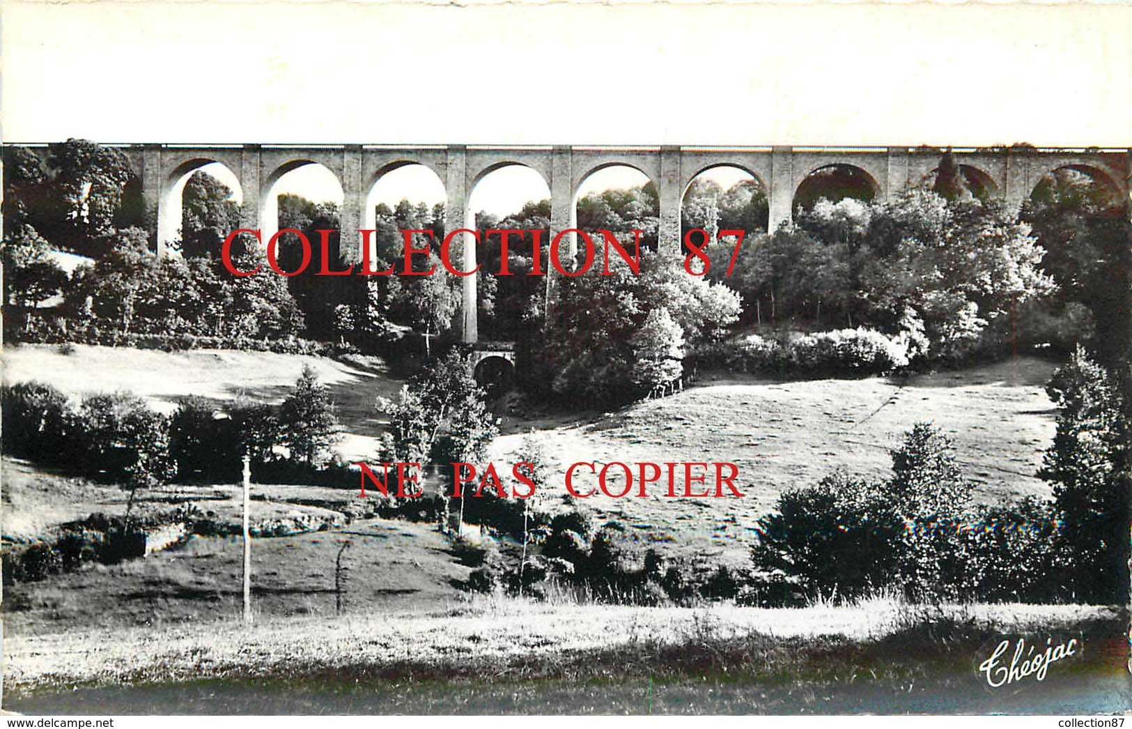 87 ☺♦♦ SAINT GERMAIN Les BELLES - VIADUC Du CHEMIN De FER - CPSM THEOJAC N° 146-3 - Saint Germain Les Belles