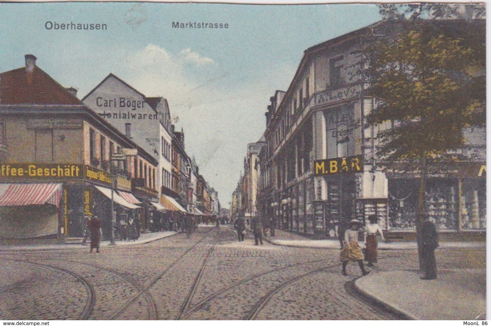 ALLEMAGNE -GERMANY -GERMANIA - DEUTSCHLAND - OBERHAUSEN -  RUE ANIMEE - Oberhausen