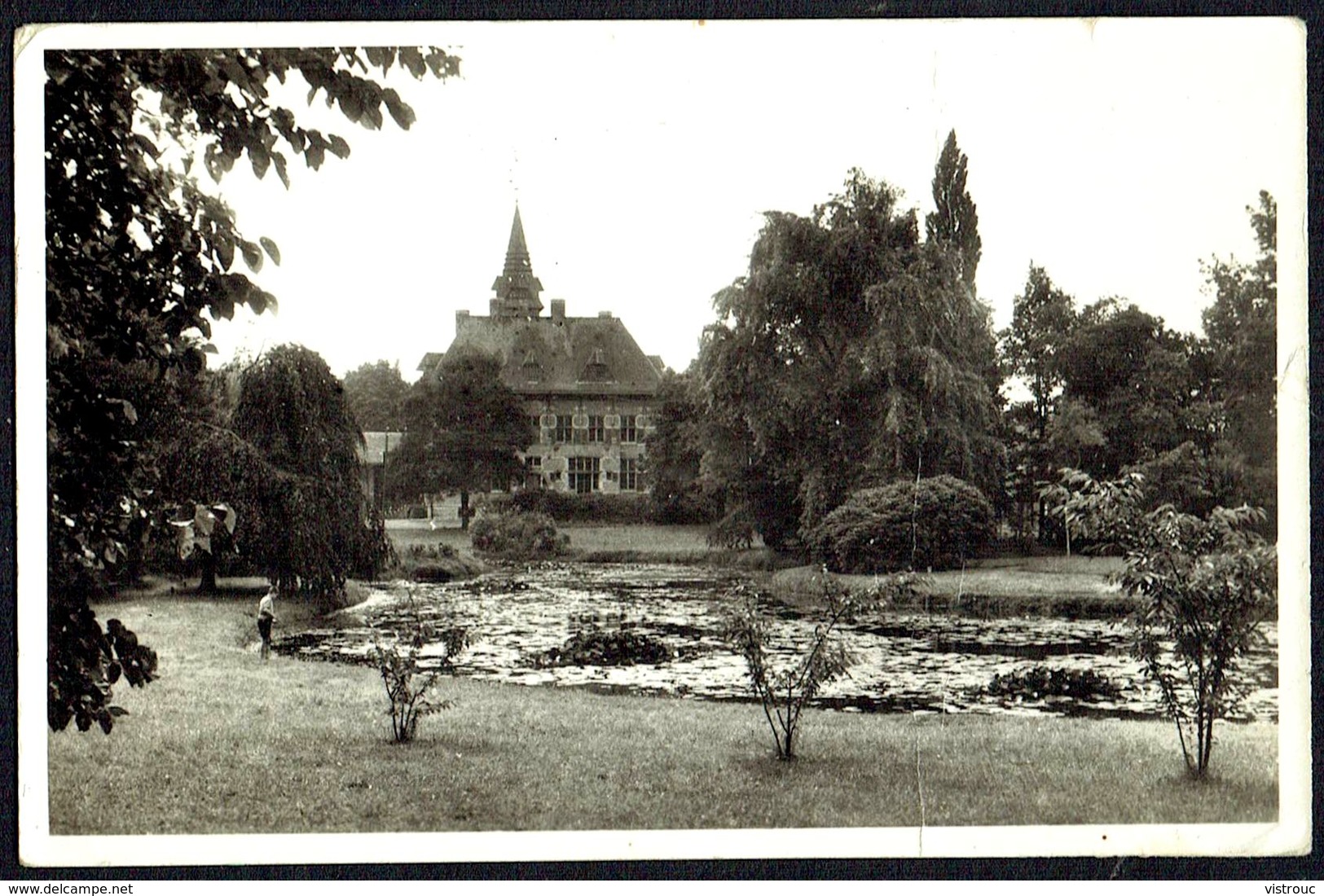 WUUSTWEZEL - Gemeentehuis Met Park - Maison De Repos, Parc - Circulé - Circulated - Gelaufen - 1957. - Wijnegem