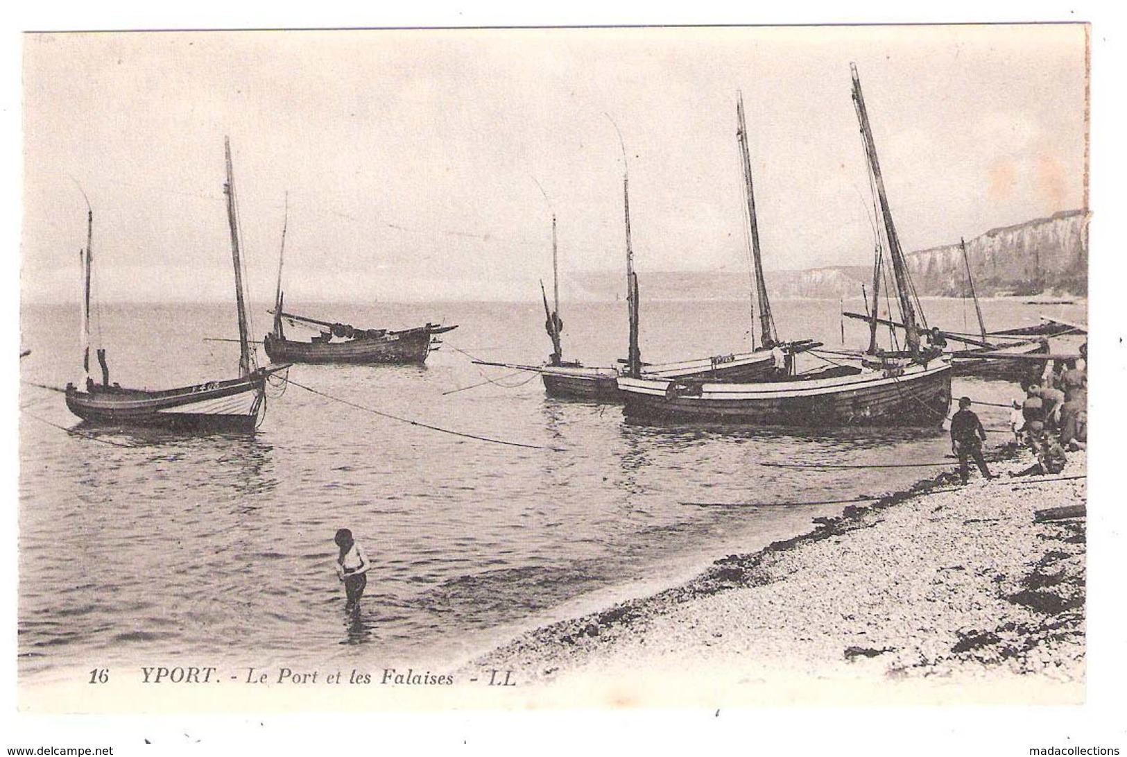 YPORT (76 - Seine Maritime) Le Port Et Les Falaises - Yport