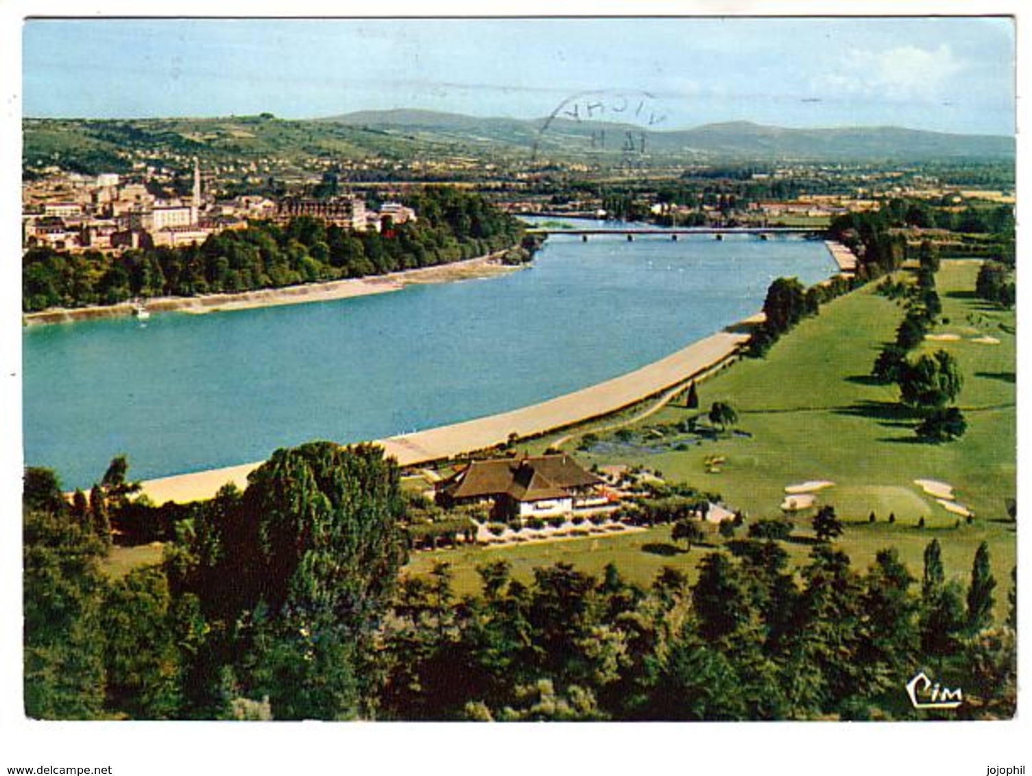 Vichy - Vue Générale Sur Le Golf Le Lac D'Allier Et Le Pont De Bellerive - Circulé 1964 - Vichy