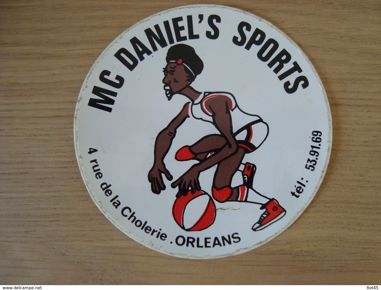 AUTOCOLLANT MAGASIN MC DANIEL'S SPORTS ORLEANS - Autocollants