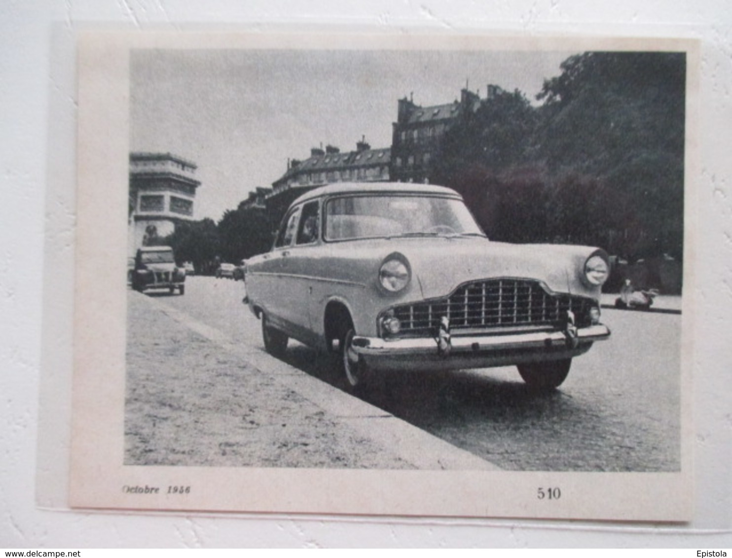 Voiture Ford Modele ZEPHiR à Paris  - Constructeur Ford à Dagenham UK - Coupure De Presse 1957 - Voitures