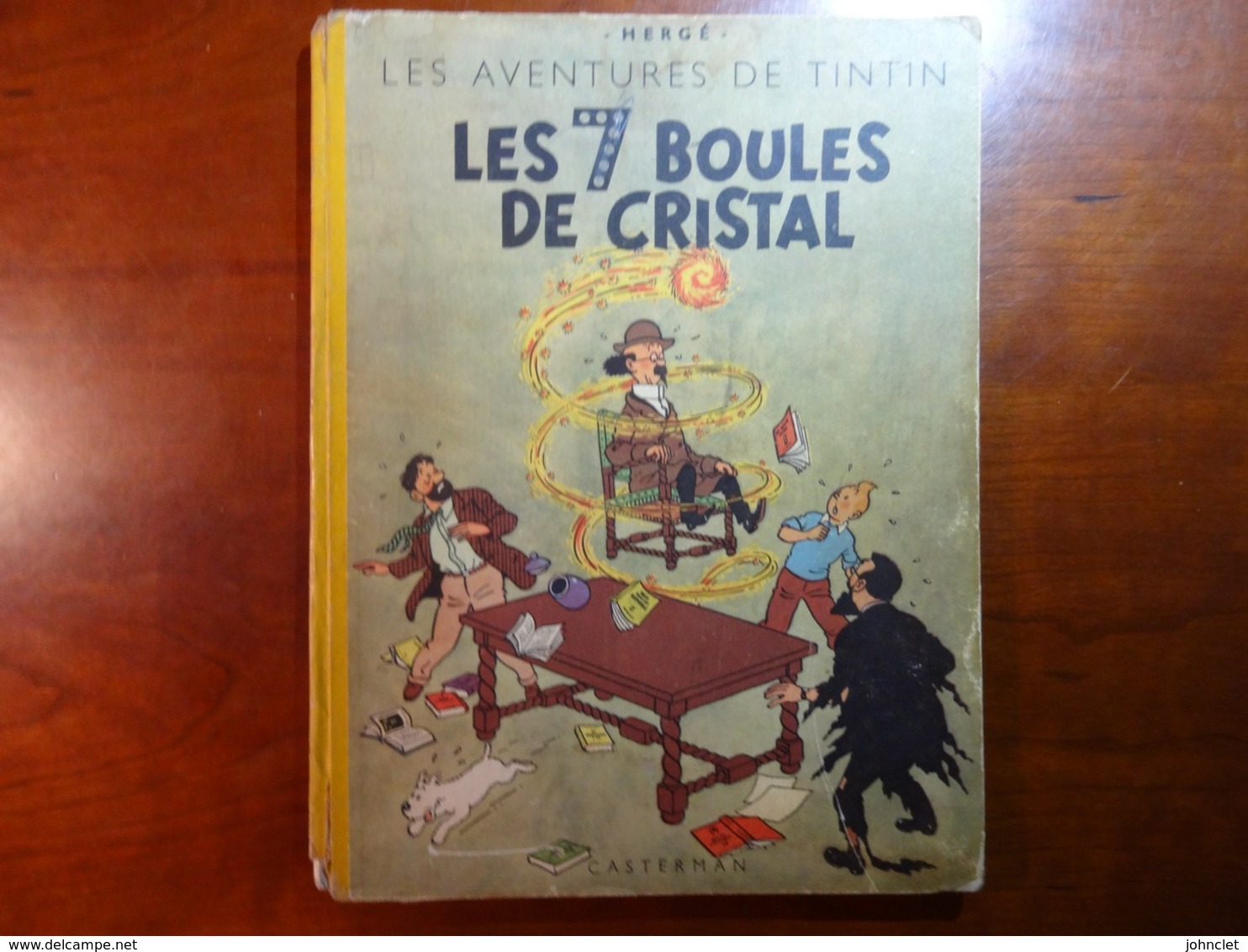 TINTIN : LES 7 BOULES DE CRISTAL : Edit. Orig. 1950 - Hergé