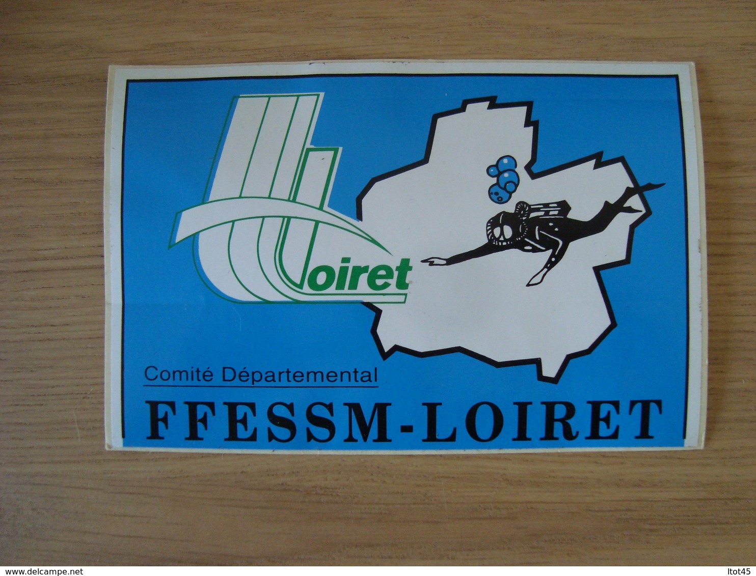 AUTOCOLLANT FFESSM LOIRET - Autocollants