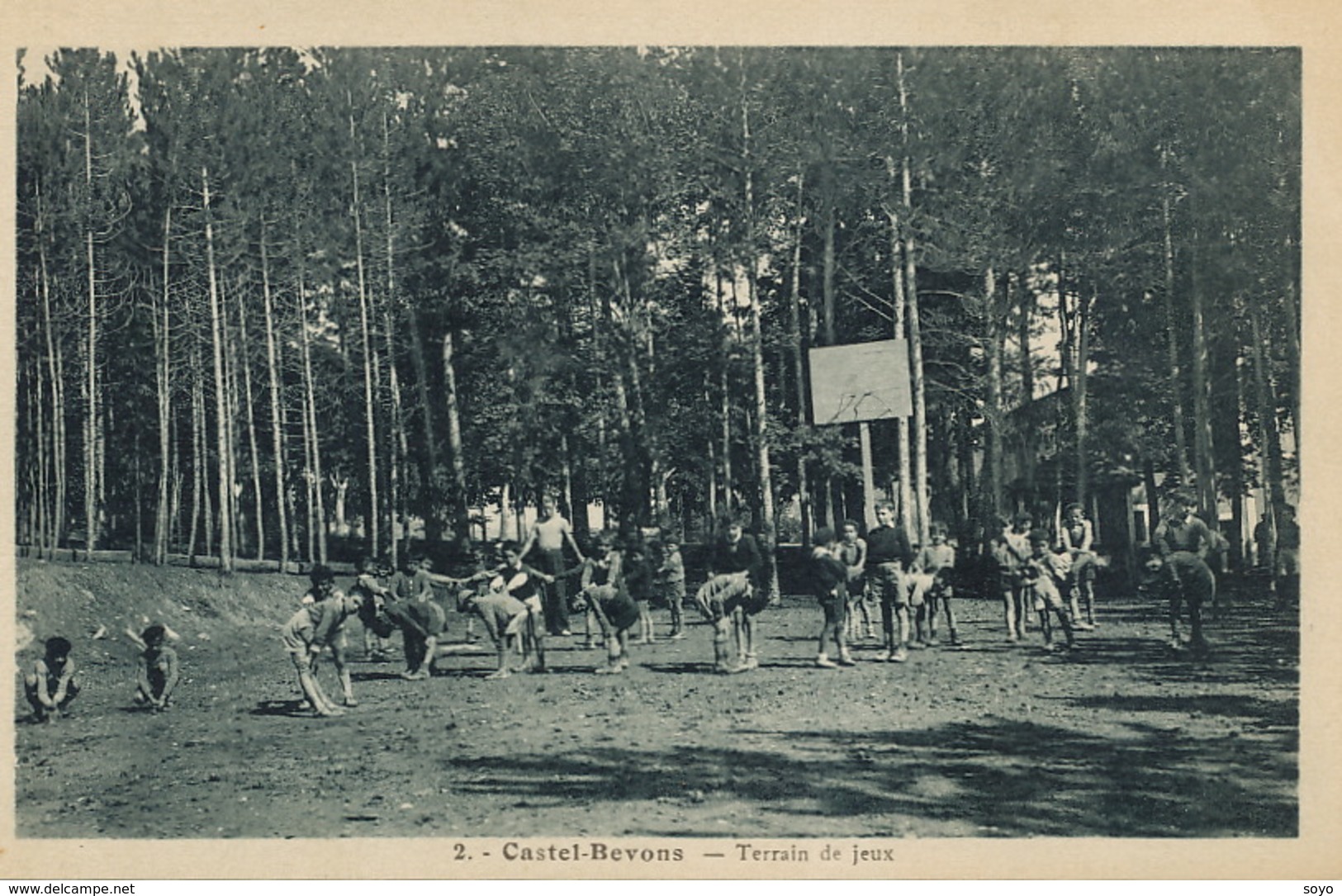 Basket Ball Castel Bevons  Gymnastique Jeu Saute Mouton - Basket-ball