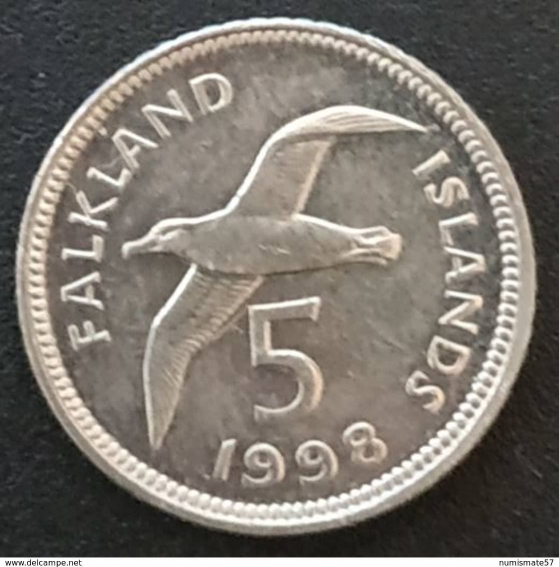 FALKLAND ISLANDS - 5 PENCE 1998 - Elizabeth II - 2eme Effigie; Petit Module - KM 4.2 - ( Îles Malouines ) - Falkland