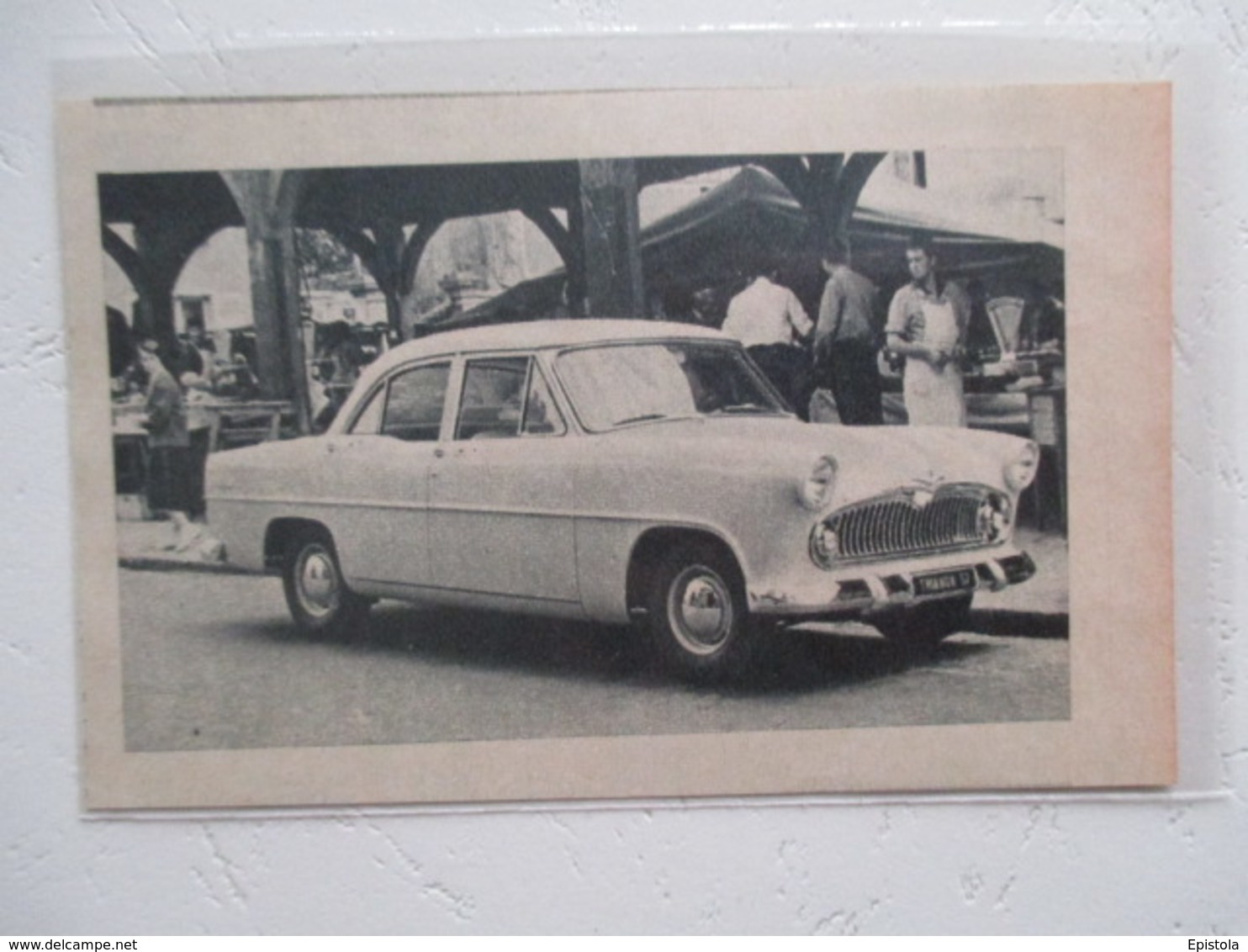 Voiture - Nouvelle Simca VEDETTE TRIANON   -  Coupure  De Presse De 1957 - Automobili