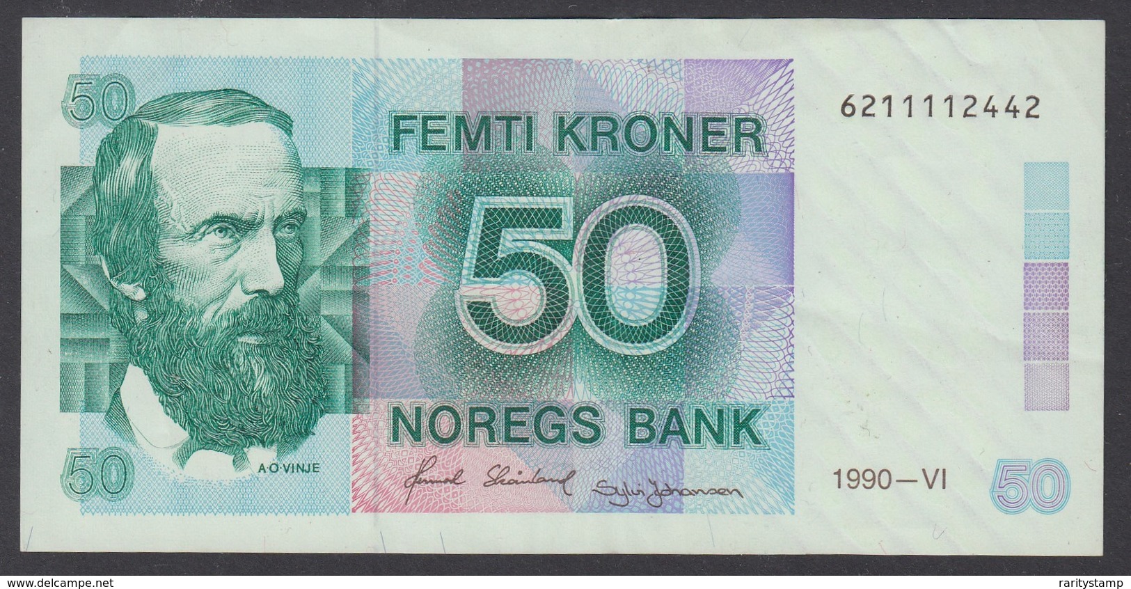 NORVEGIA 1990  50 KRONER  QFDS - Norvegia