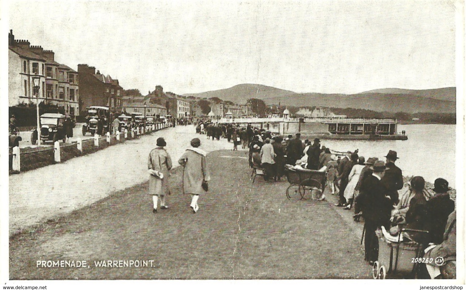 PROMENADE - WARRENPOINT - COUNTY DOWN - NORTHERN IRELAND - WITH WARRENPOINT POSTMARK - Down