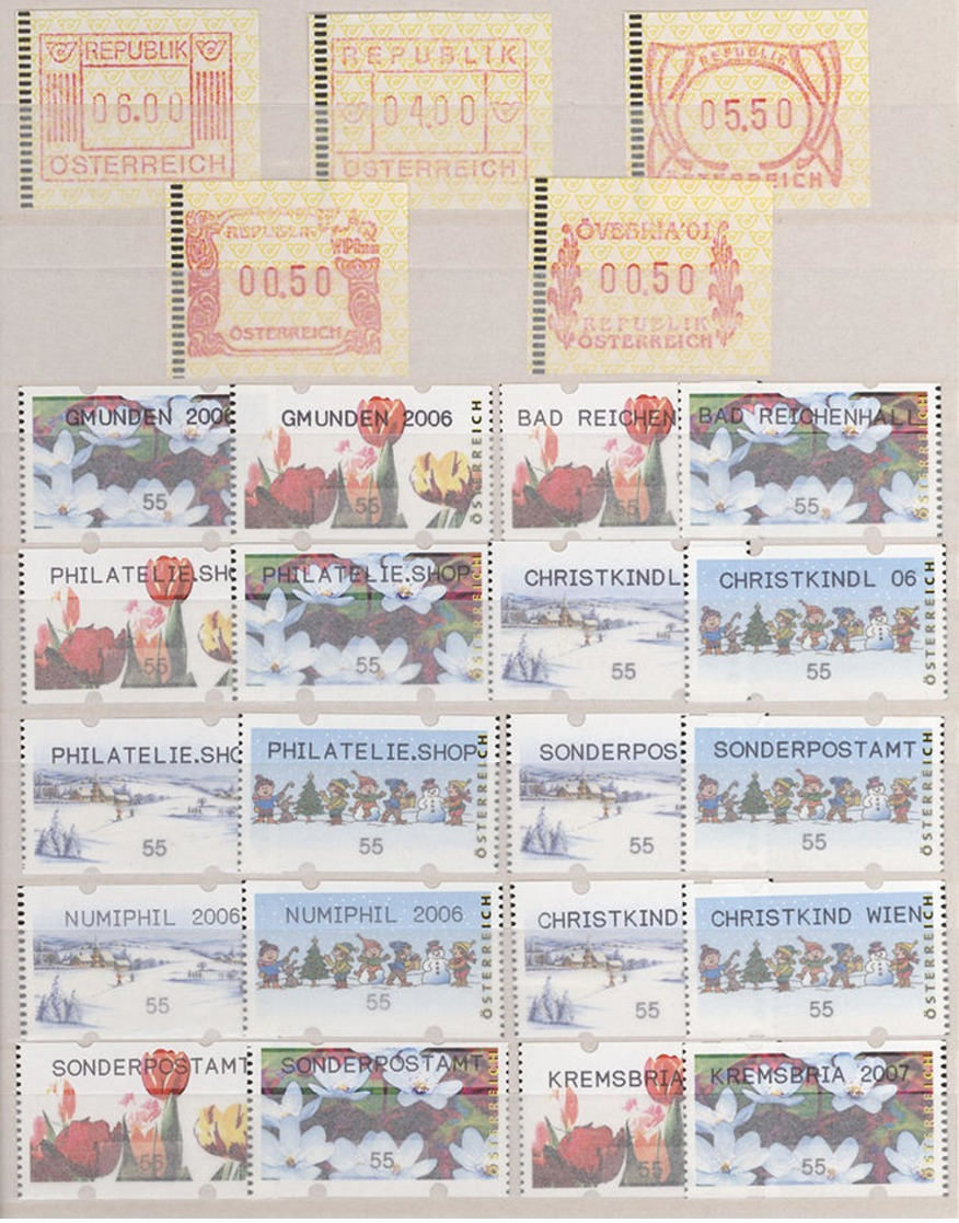 2006-2014, Kompl. Postfrische Sammlung Der ATM's, 196 Verschiedene Mit Portostufenwerten Und Allen Bisher Erschienenen A - Other & Unclassified