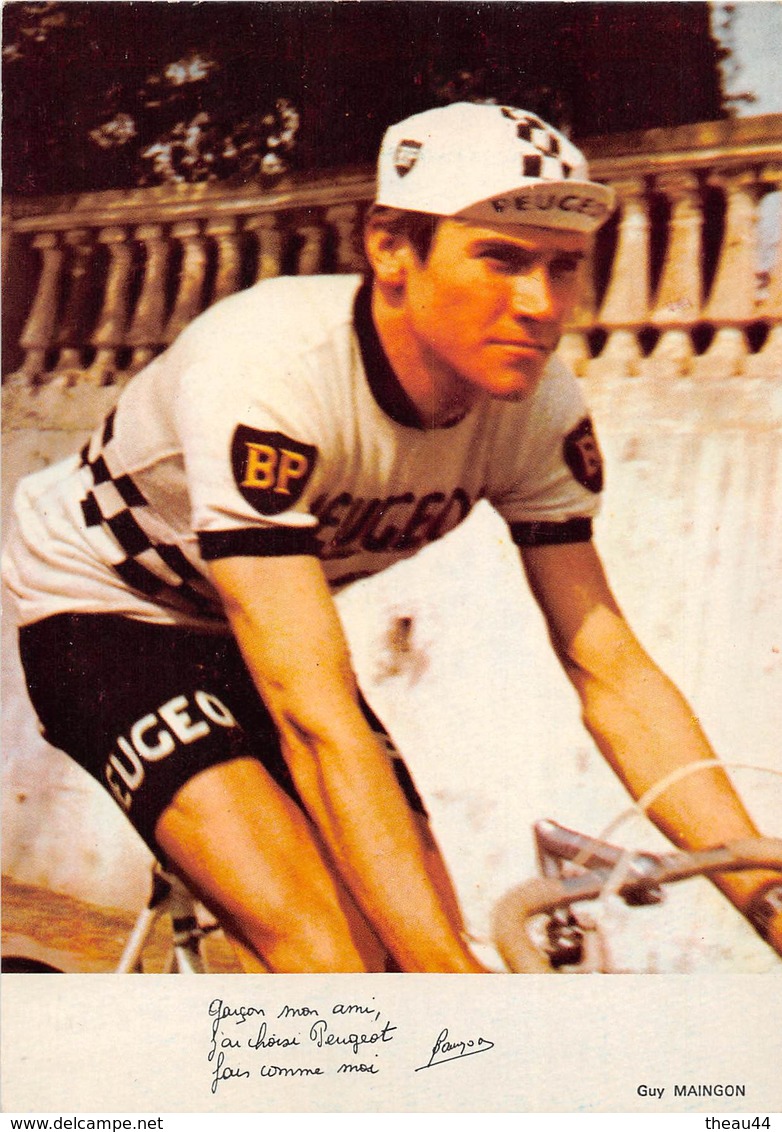 BLAINVILLE   -  Le Coureur Cycliste " Guy MAINGON " Né En 1948   -   Cyclisme , Sport - Blainville Sur Mer