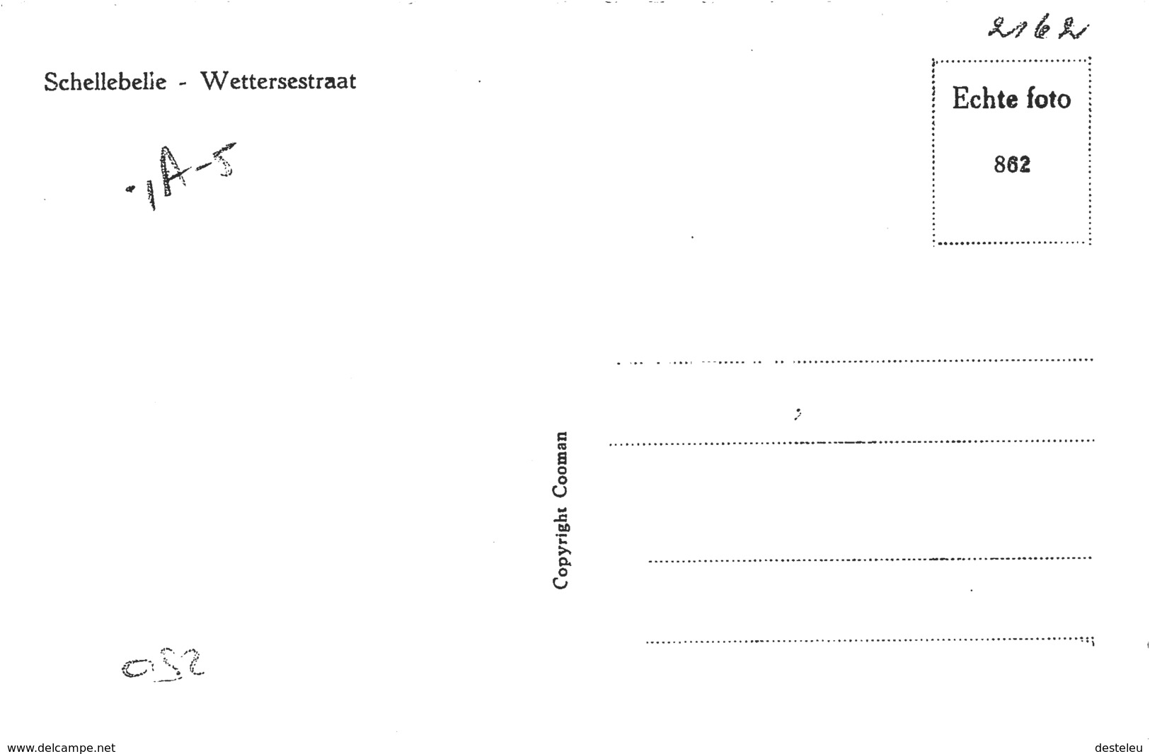 Wettersestraat - Schellebelle - Wichelen